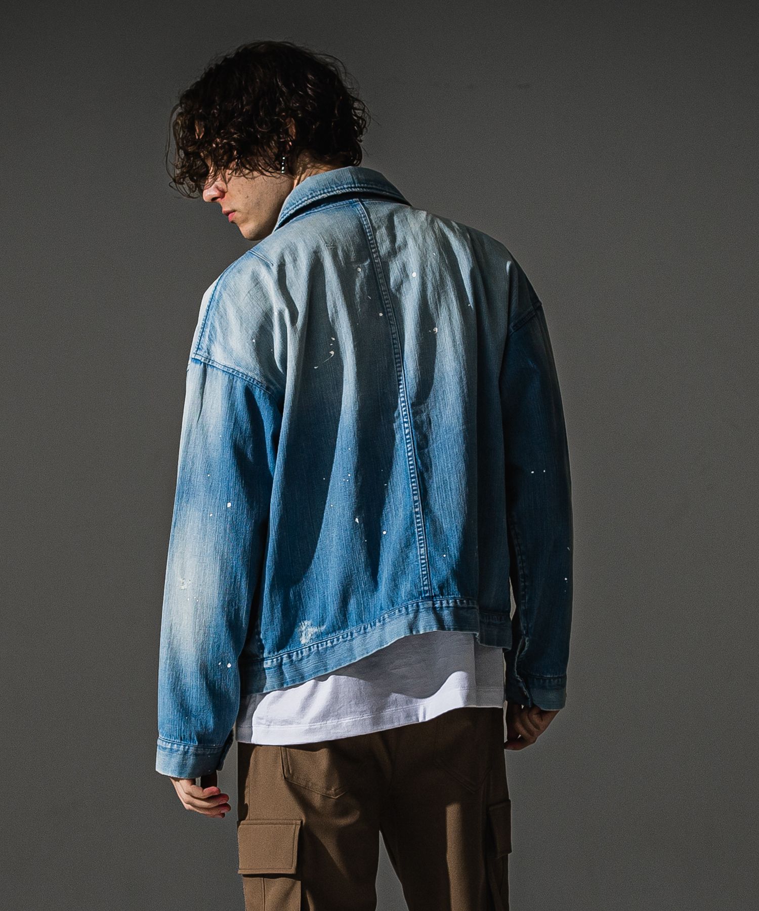 LDENIM AG FLIGHT JACKET / RC41-JK-001 / デニムフライトジャケット / ライトインディゴ (8月中旬入荷予定)