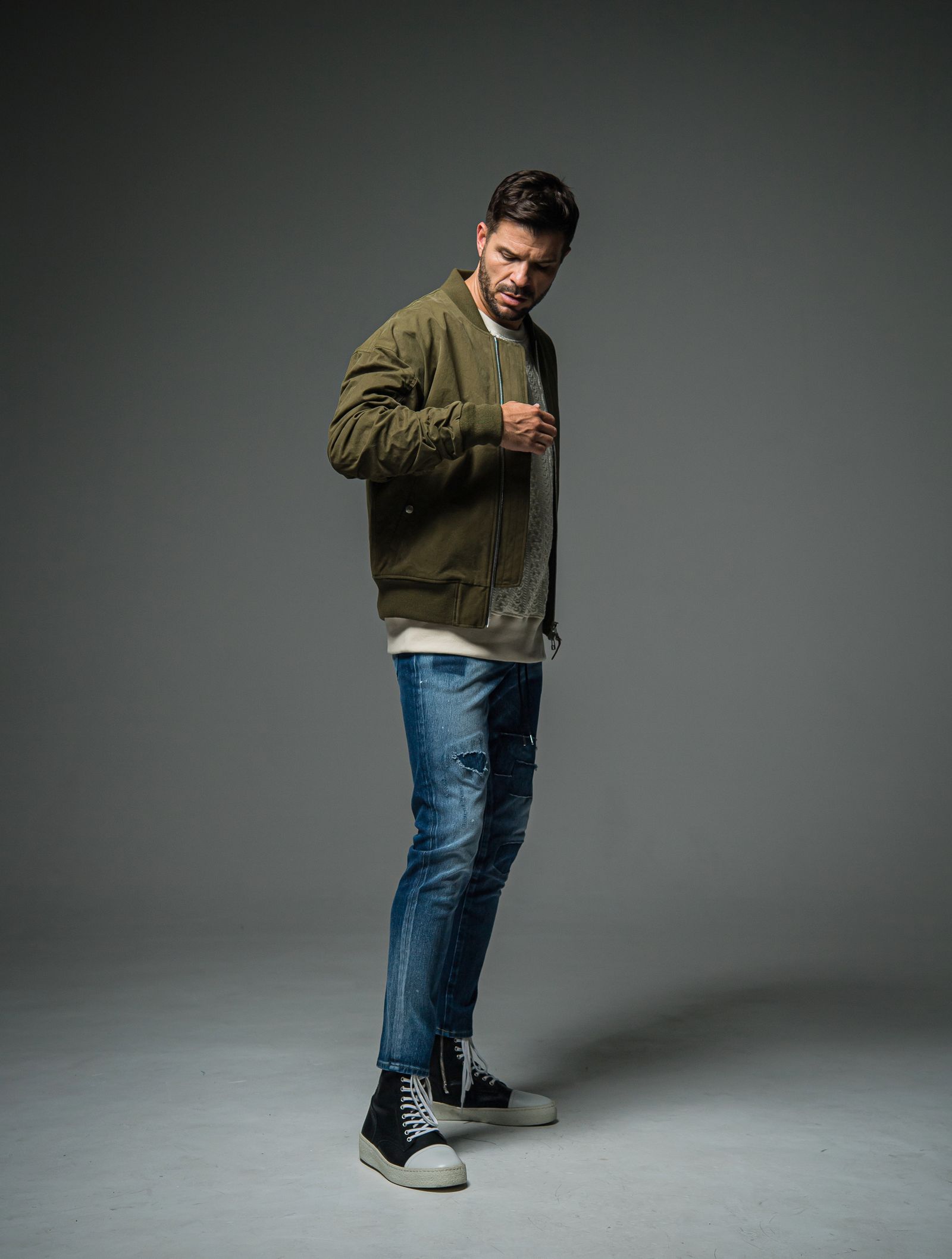 MICK DENIM JERSEY / RC29-ST-020 / デニムジャージテーパードパンツ / インディゴユーズド