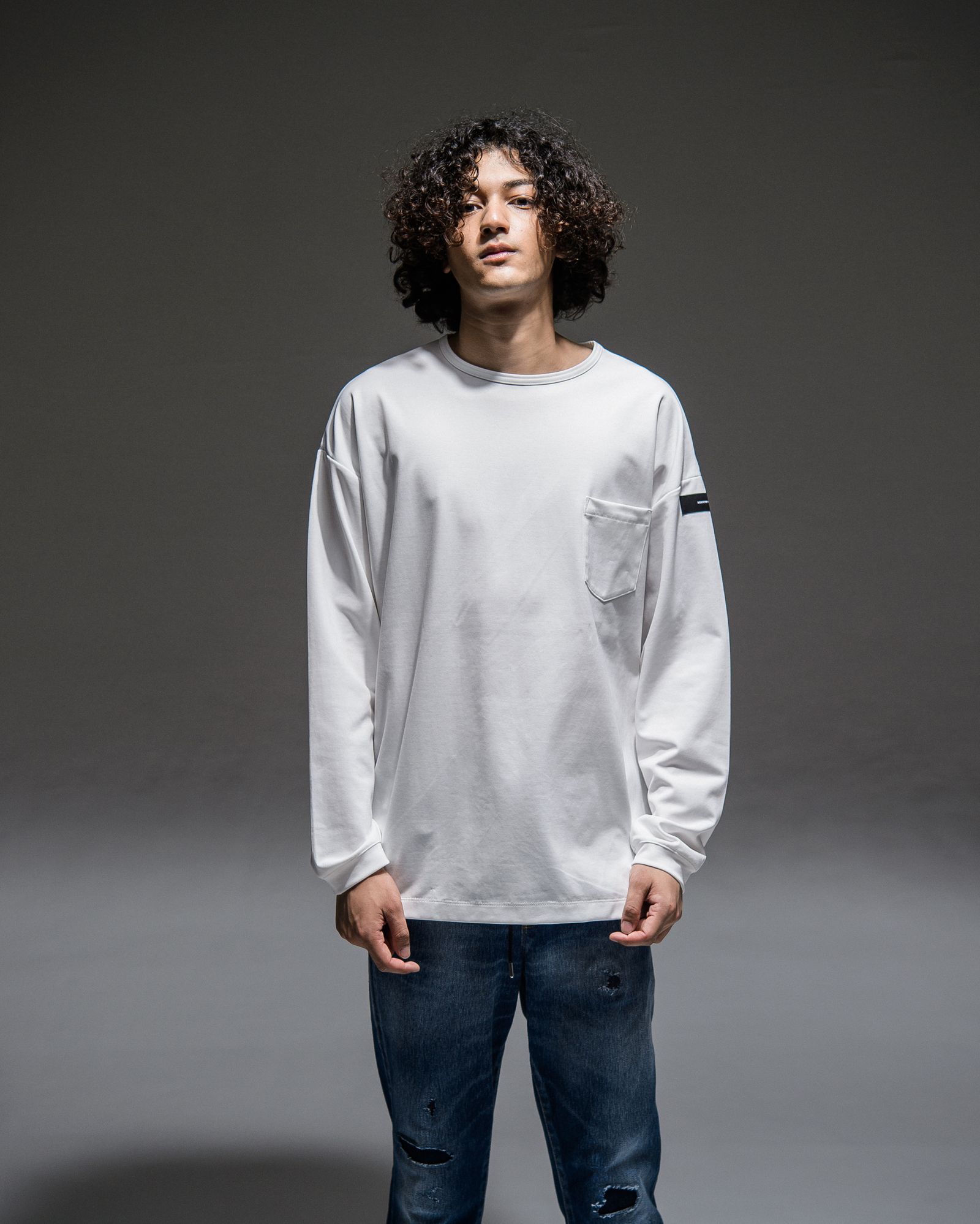 DOUBLE LOOSE POCKET LONG TEE / RC21-T-003 / ロングスリーブTシャツ