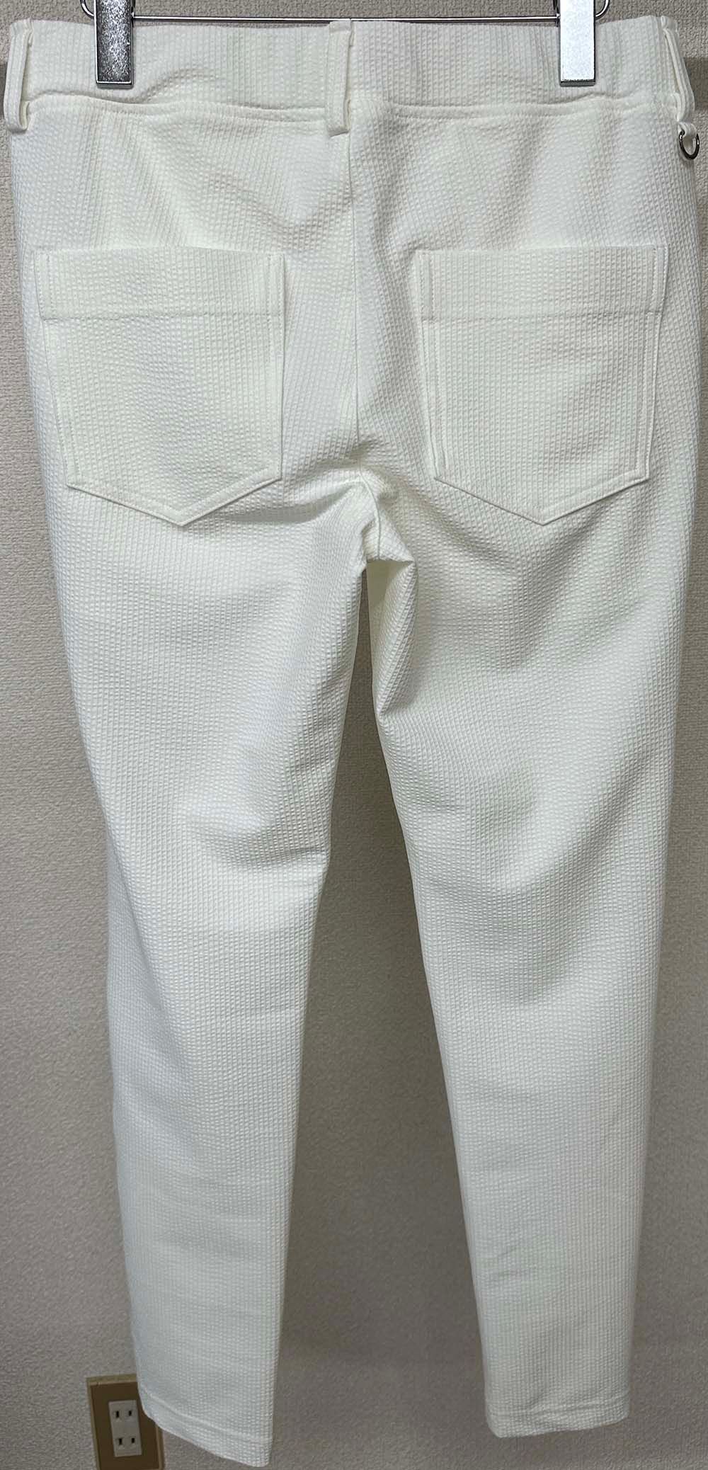 CHRIS EASY TUCK PANTS / RC31-ST-016T / シアサッカーイージータックパンツ / ホワイト