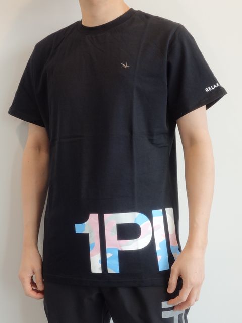 カモ柄ロゴ半袖Tシャツ / ust-22017