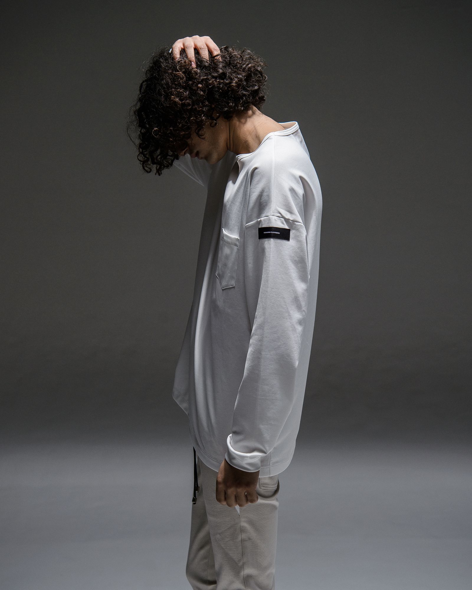 DOUBLE LOOSE POCKET LONG TEE / RC21-T-003 / ロングスリーブTシャツ