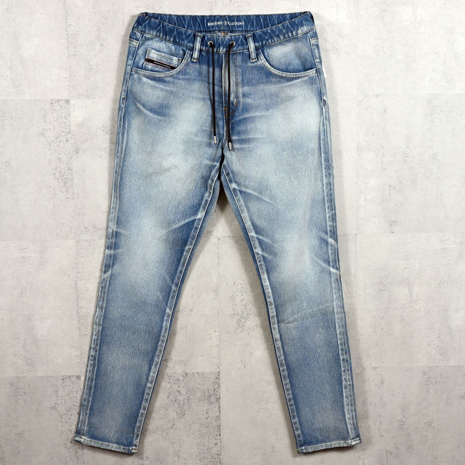 MICK DENIM JERSEY / RC37-ST-020 / デニムジャージテーパードパンツ / ライトインディゴ (9月上旬入荷予定)