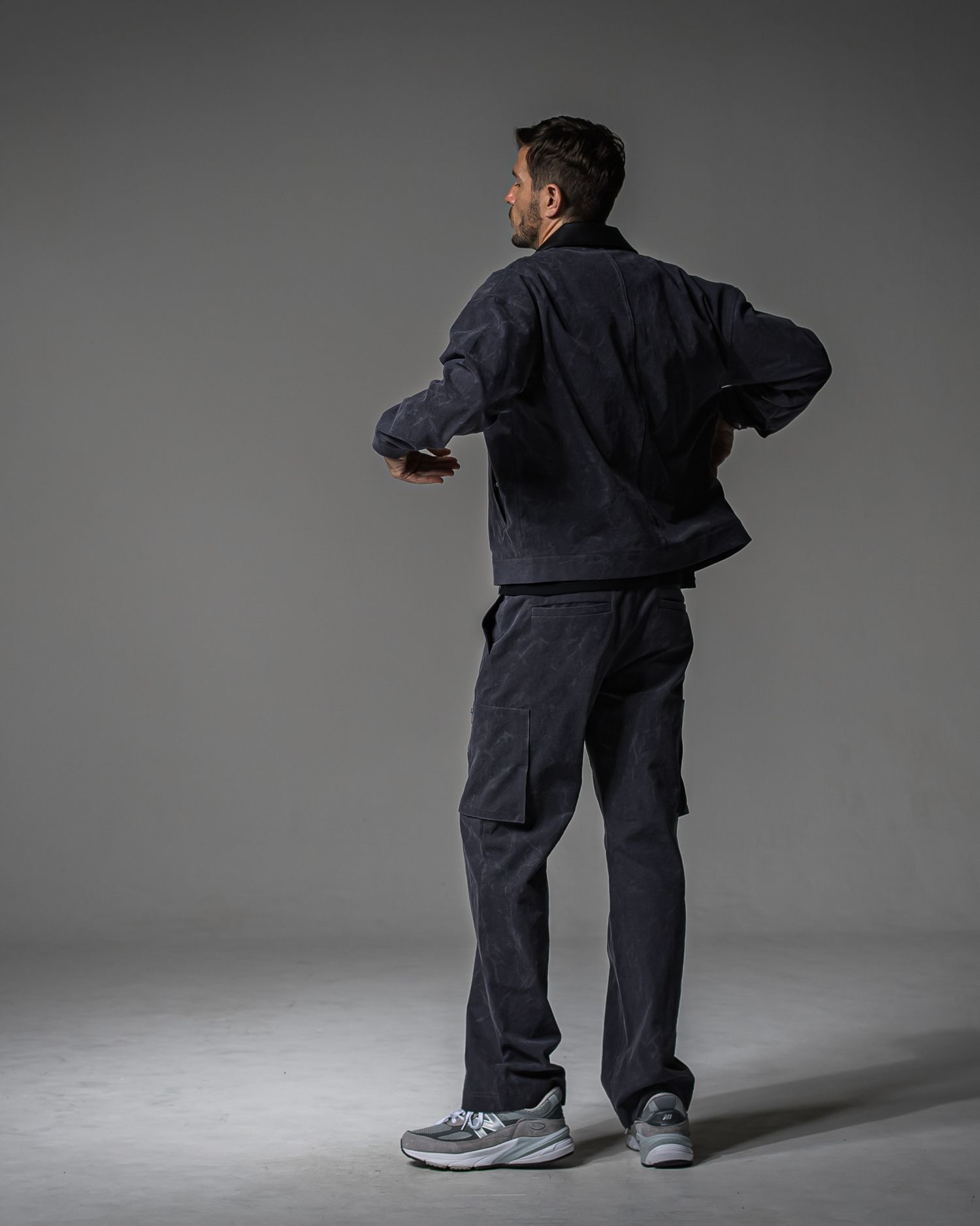 DAVID CARGO PANTS / RC37-ST-040 / ミリタリーワイドカーゴパンツ / ヴィンテージブラック