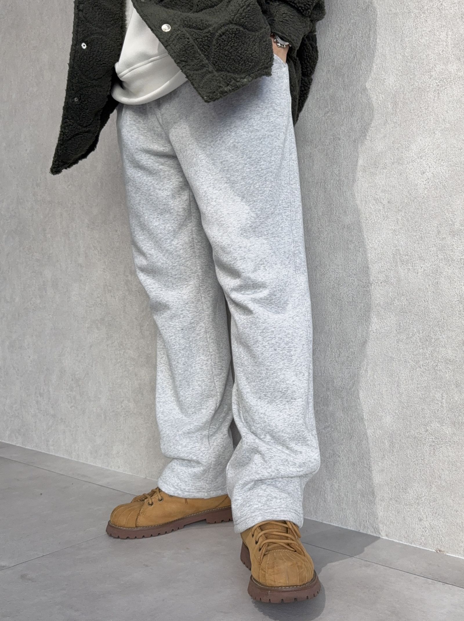 保温性の高いキルティングボアCPOで冬コーデ