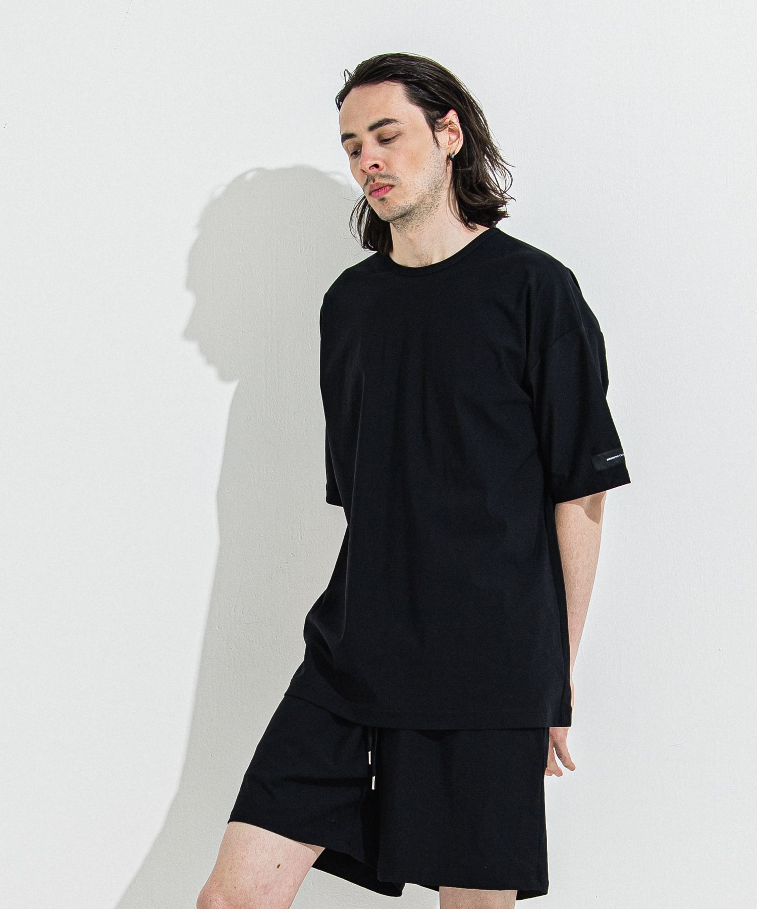 NYLON OVER T / RC36-T-003 / ナイロンビッグTシャツ / ブラック