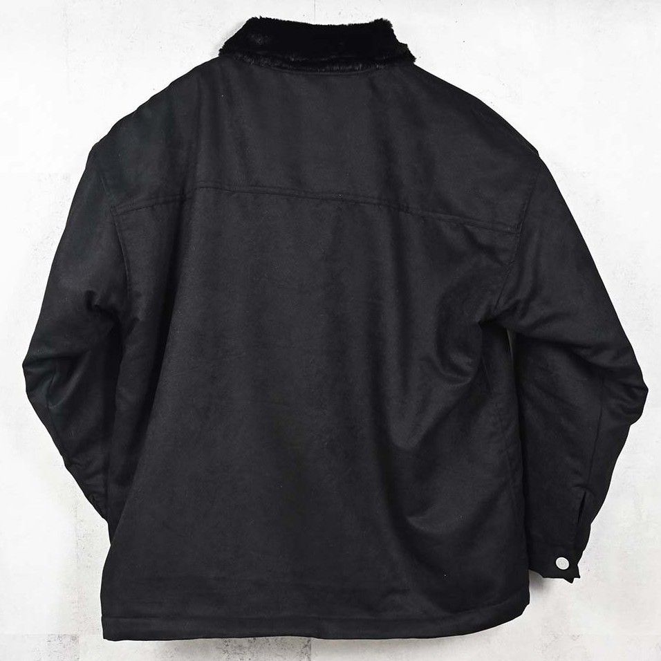 SUEDE FUR CAVER ALL / RC38-JK-003 / スエードファーカバーオール / ブラック (11月中旬入荷予定)