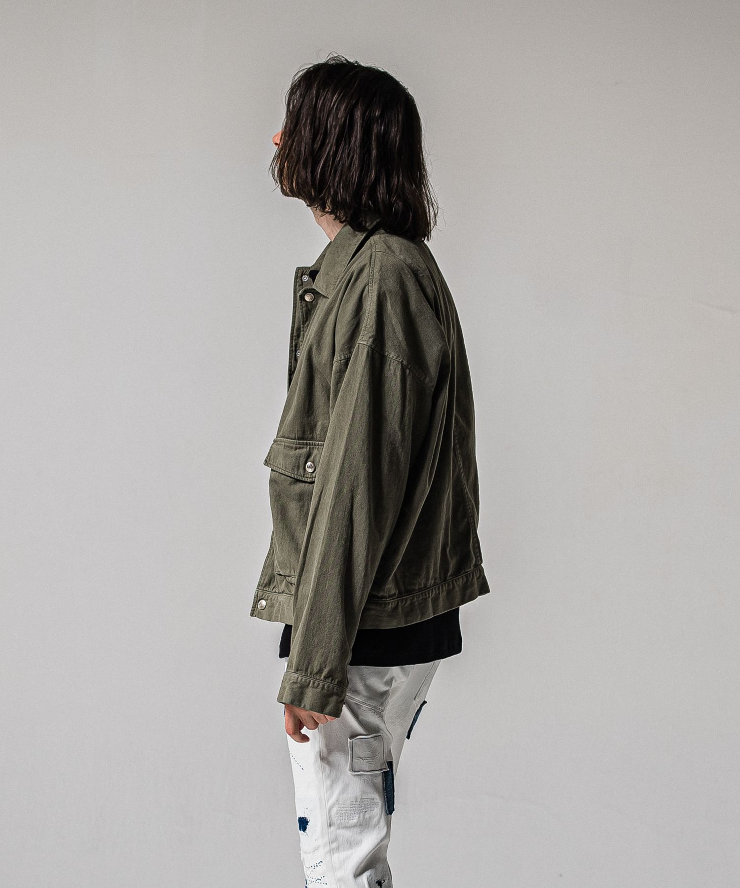 LDENIM AG FLIGHT JACKET / RC39-JK-003 / デニムフライトジャケット / カーキ (3月中旬入荷予定)