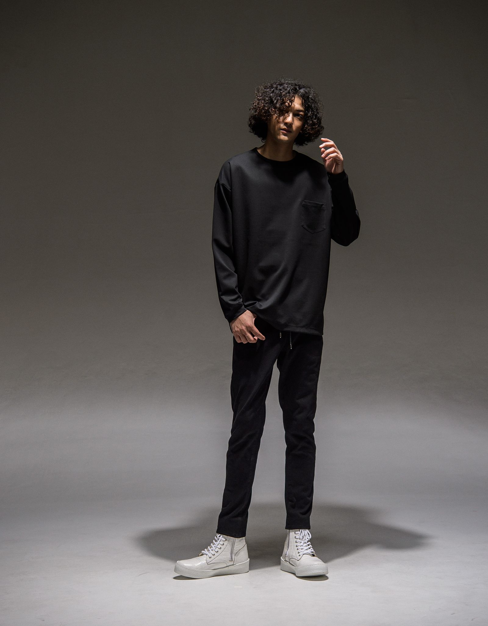 DOUBLE LOOSE POCKET LONG TEE / RC21-T-003 / ロングスリーブTシャツ