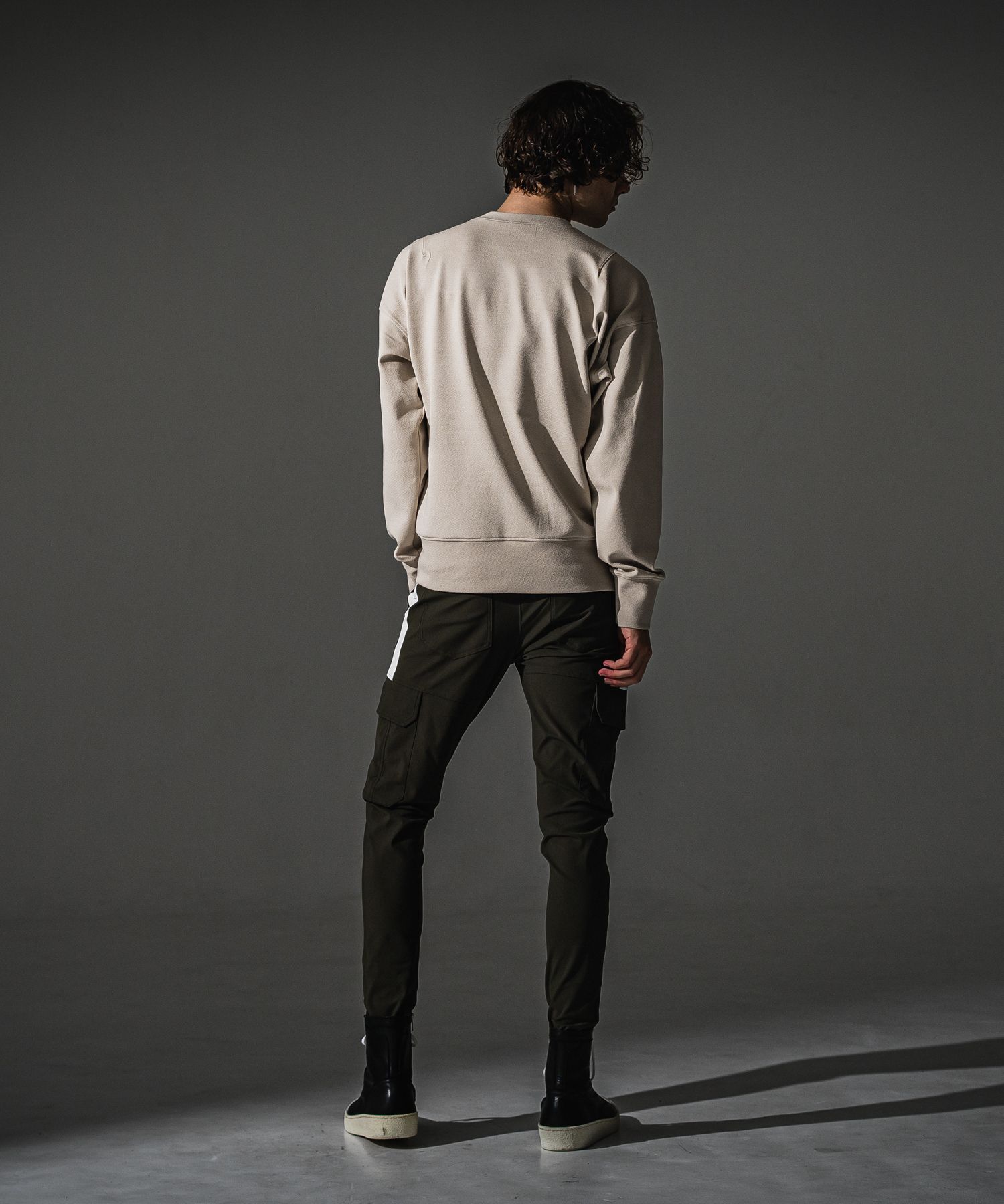 DARRELL CARGO PT / BASIC-ST-010 / ナイロンラインカーゴパンツ / カーキ (7月下旬入荷予定)