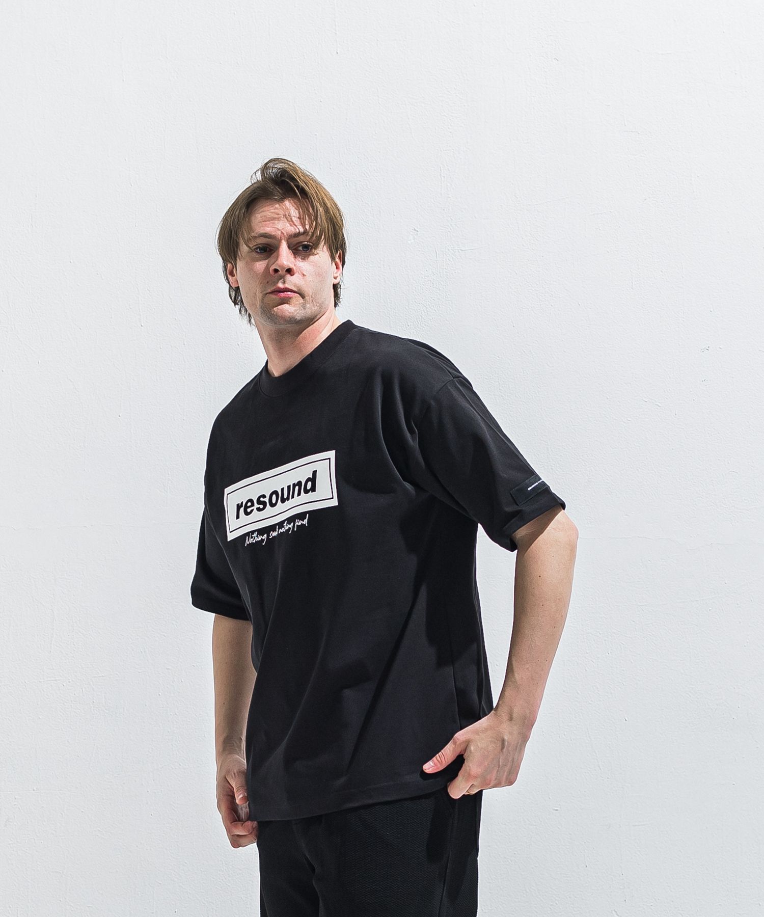 BOX OVER TEE / RC40-T-007 / ボックスロゴビッグTシャツ / ブラック (5月中旬入荷予定)