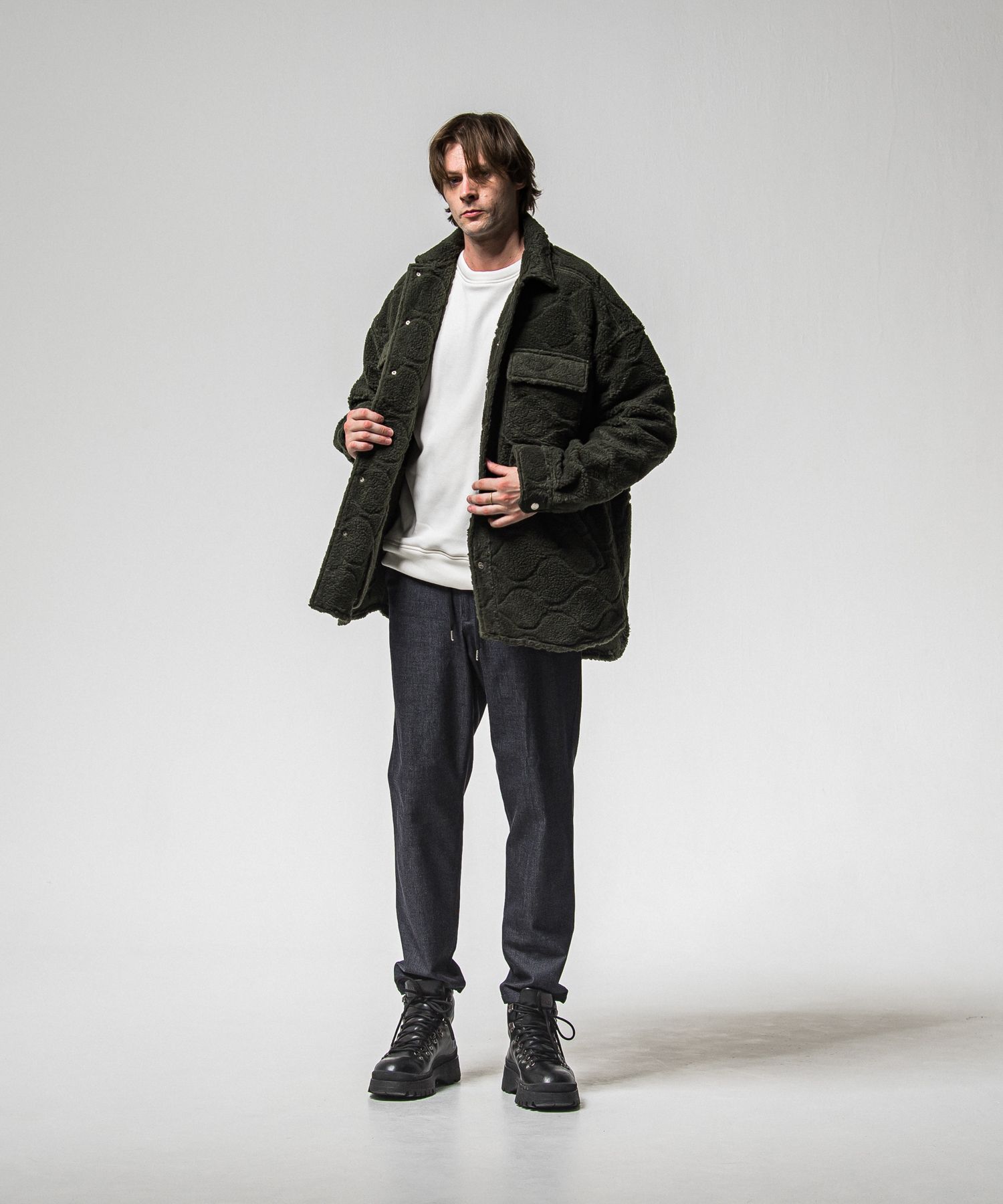 CPO BOA SHIRTS JK / RC38-JK-006 / ボアCPOシャツジャケット / カーキ (11月上旬入荷予定)