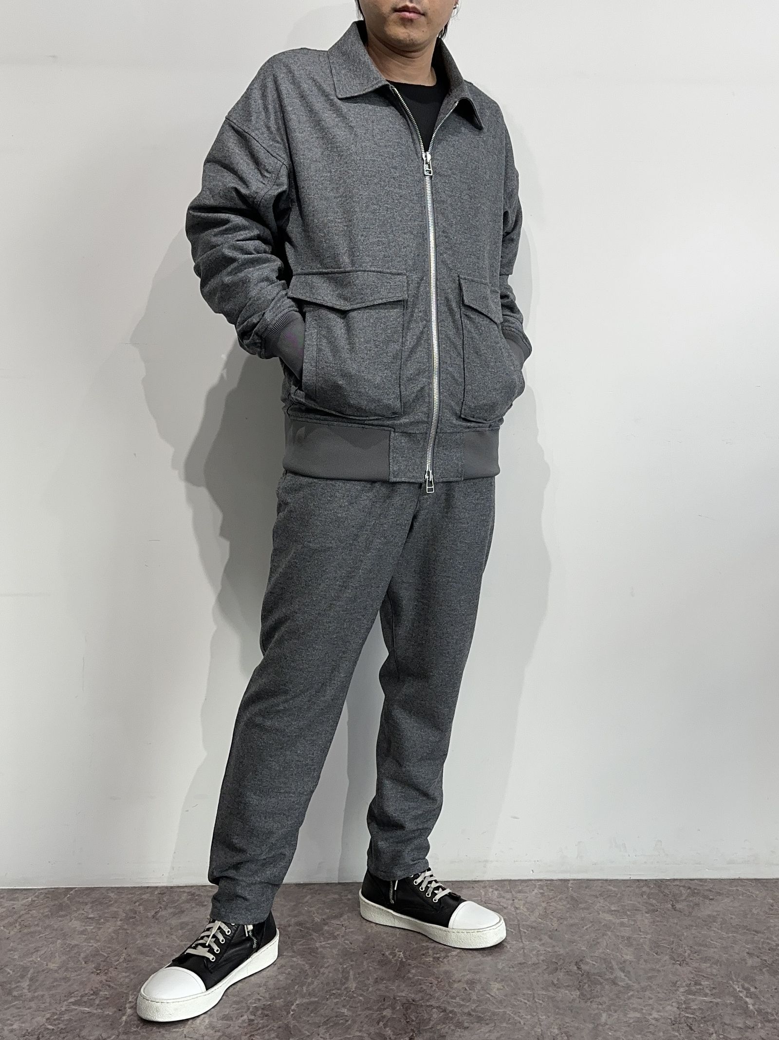 AG WOOL FLIGHT JK / RC34-JK-006 / ウールミリタリージャケット / グレー