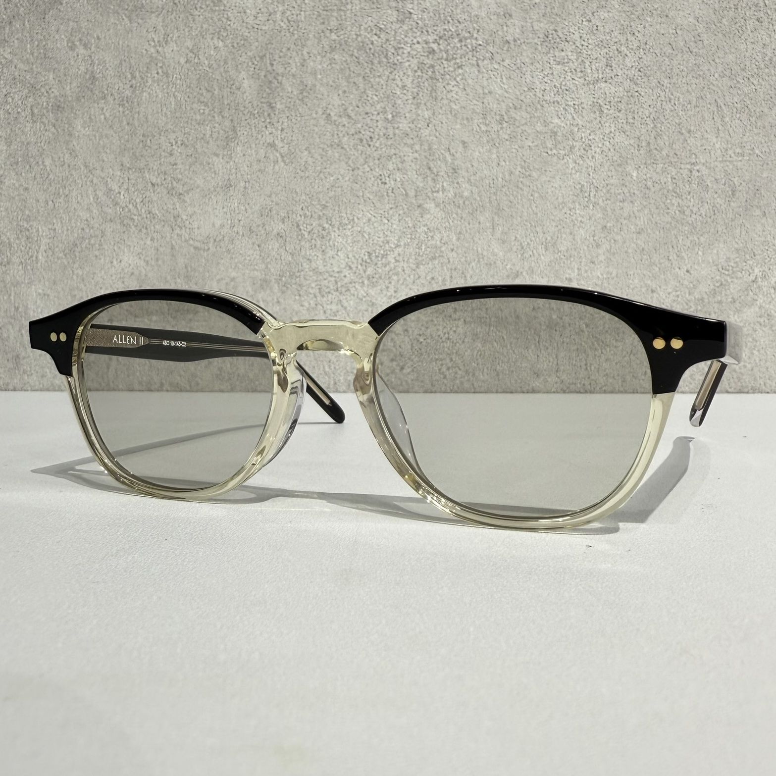 NEW. ALLEN II C-2 / サングラス / ブラック×クリア