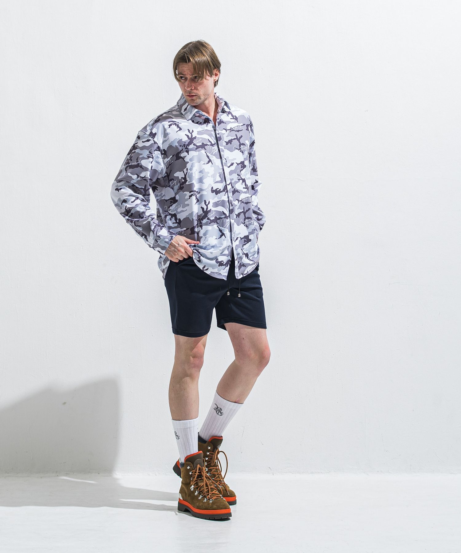 RUSH JACK SHIRTS / RC40-SH-001 / オーバーサイズラッシュガードシャツ / カモフラ (5月中旬入荷予定)