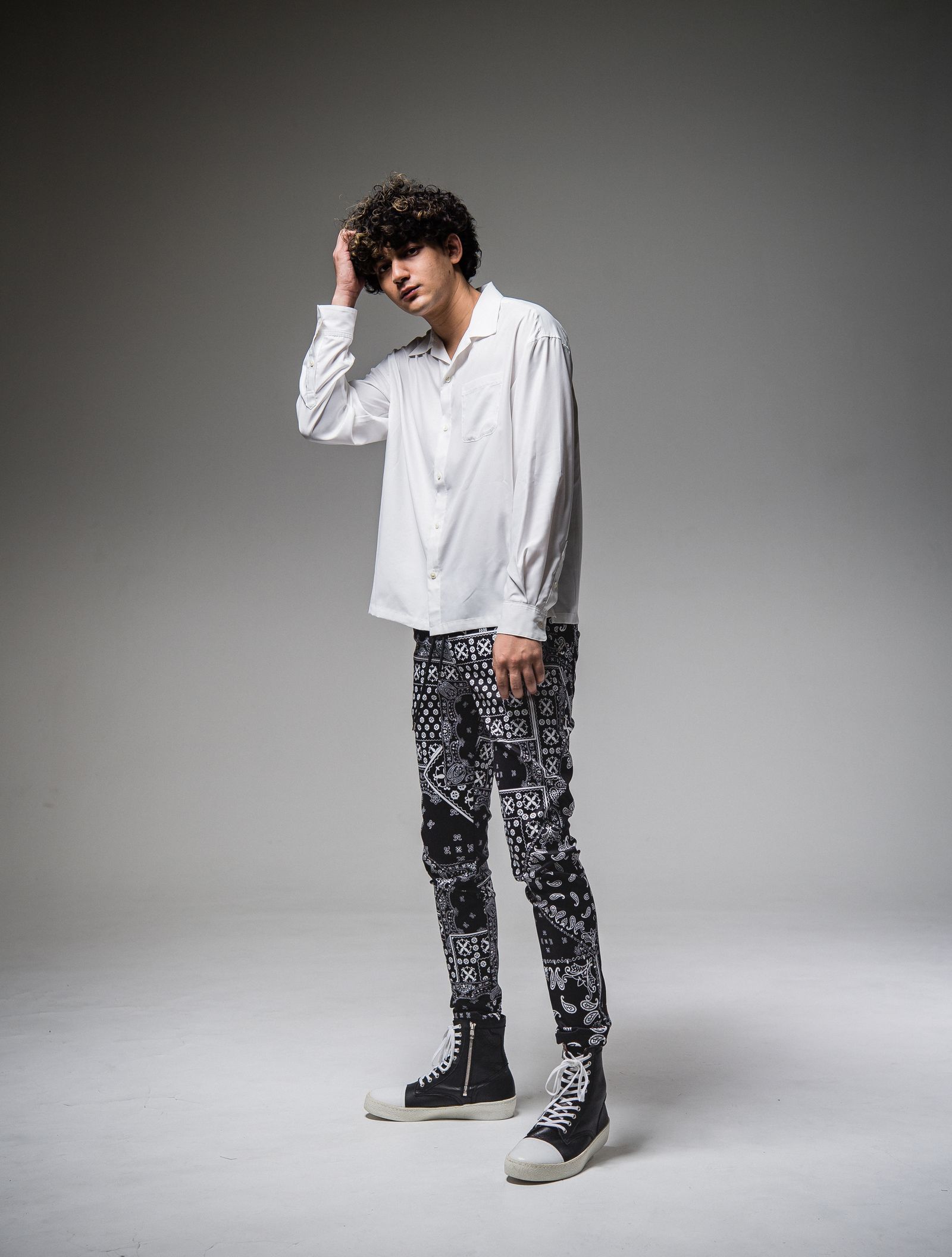 RESOUND CLOTHING - CHRIS EASY PANTS / RC25-ST-016 / バンダナイージーパンツ /  ペイズリーブラック※ | LUKE