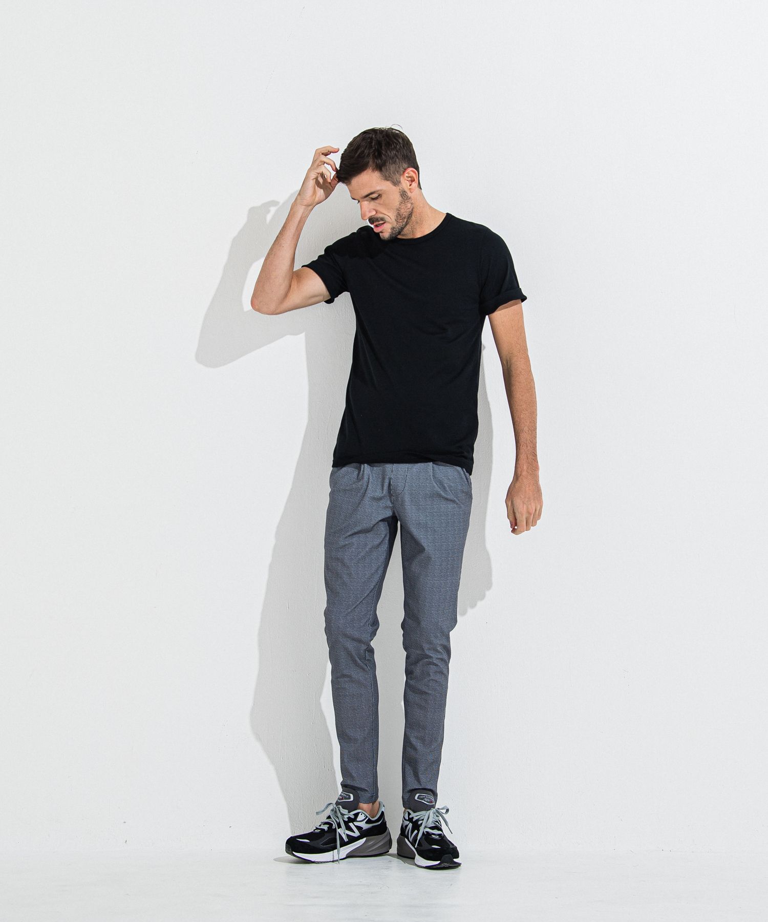 CHRIS EASY TUCK  PANTS / RC36-ST-016T / イージータックパンツ / チェックブラック