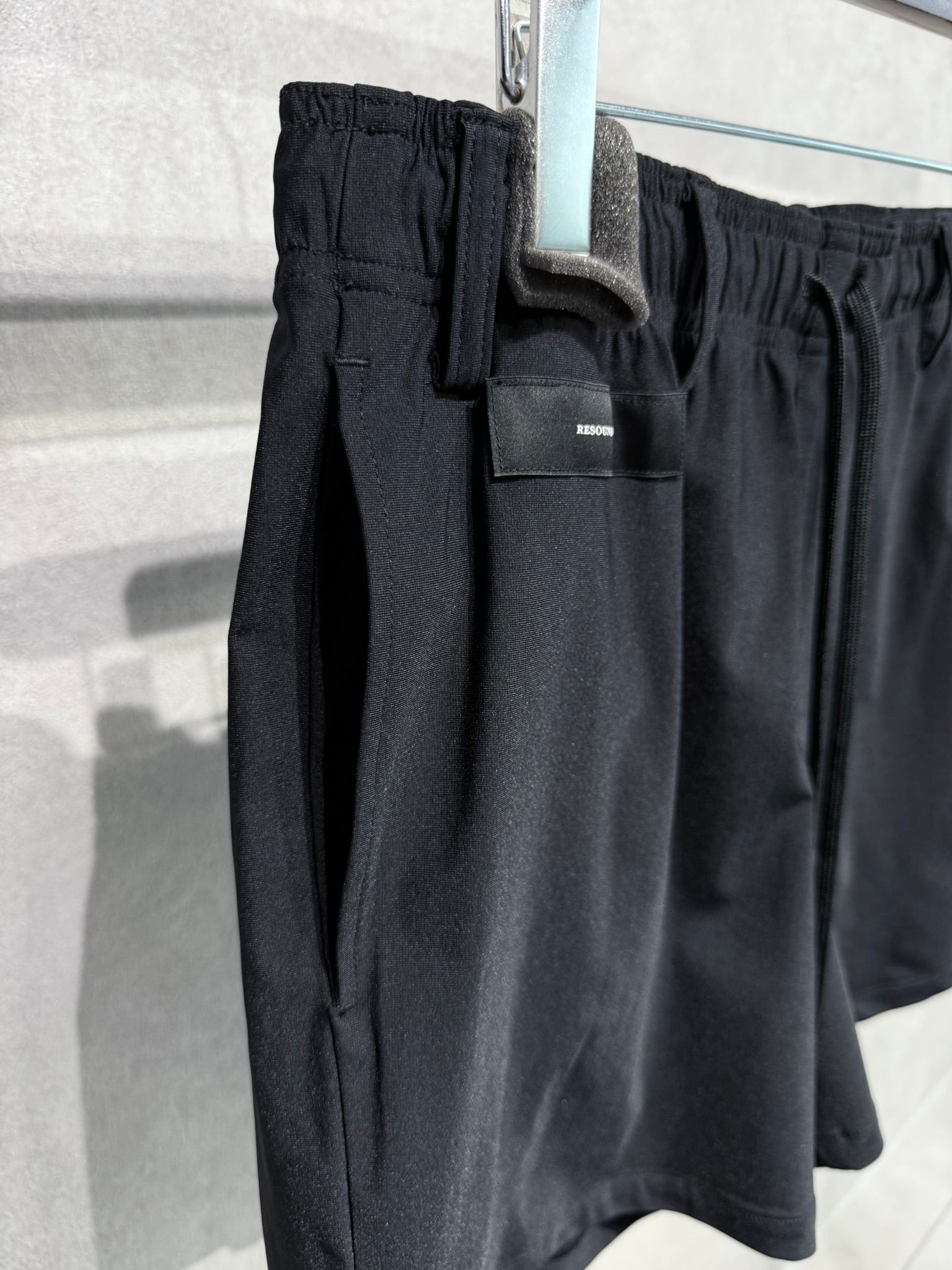 TV NYLON SHORTS / RC36-HP-004 / リラックスナイロンショーツ / ブラック
