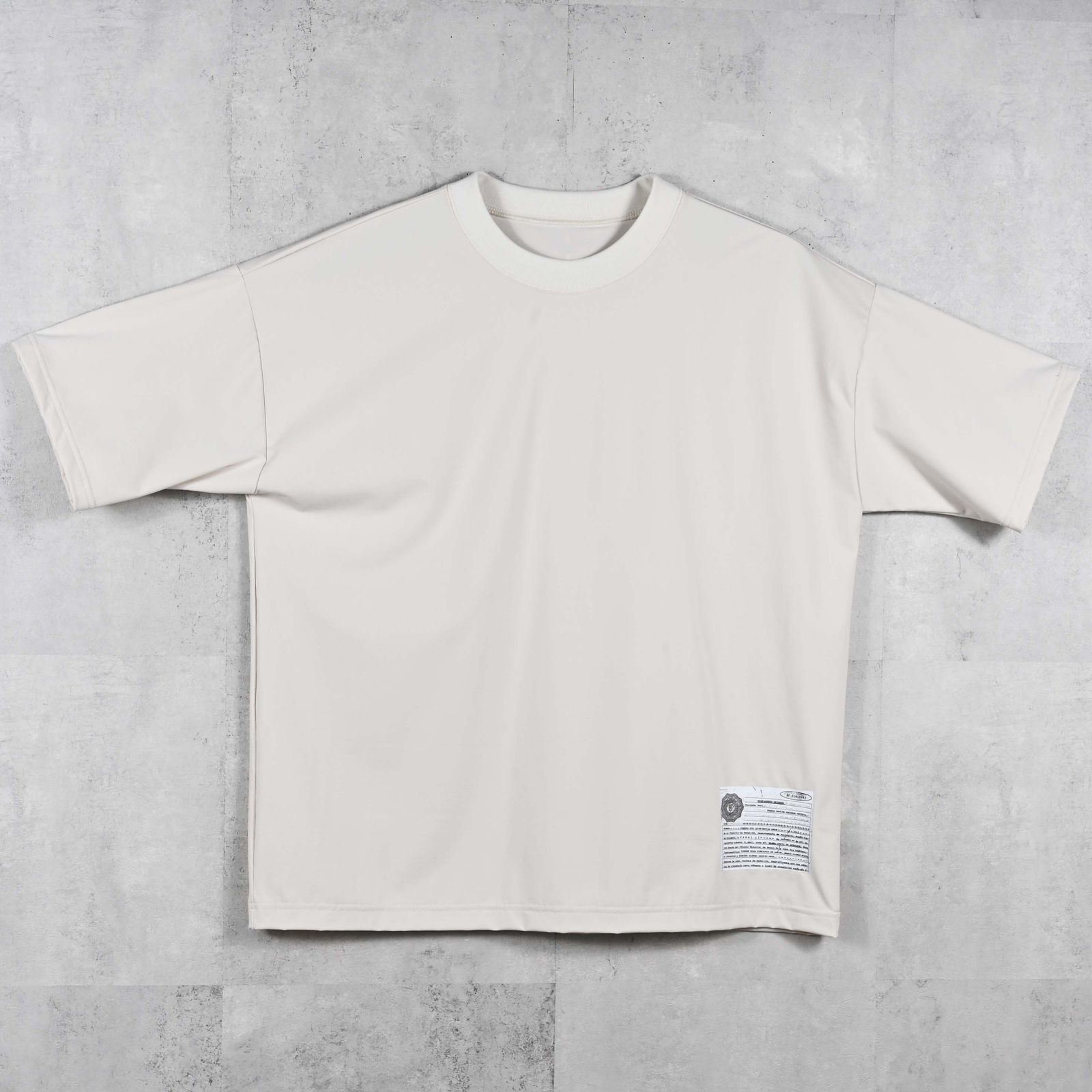 WILL OVER NYLON T / DP1-T-002 / ウィルプリントナイロンビッグTシャツ / グレージュ (4月上旬入荷予定)