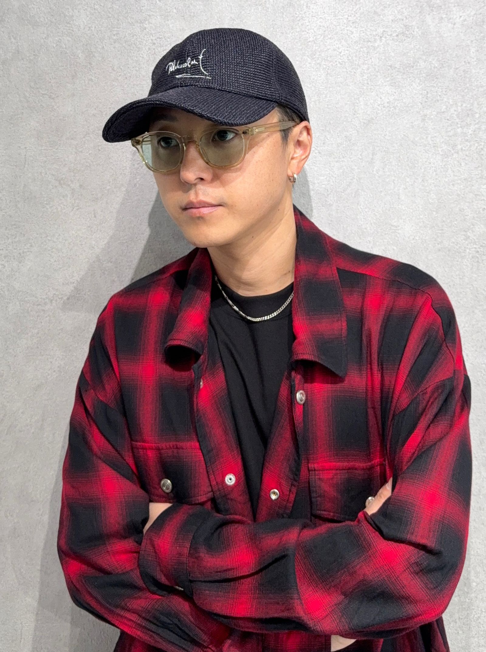 SIGN STRAW MESH CAP / DP1-CAP-001 / ストローメッシュローキャップ / ブラック