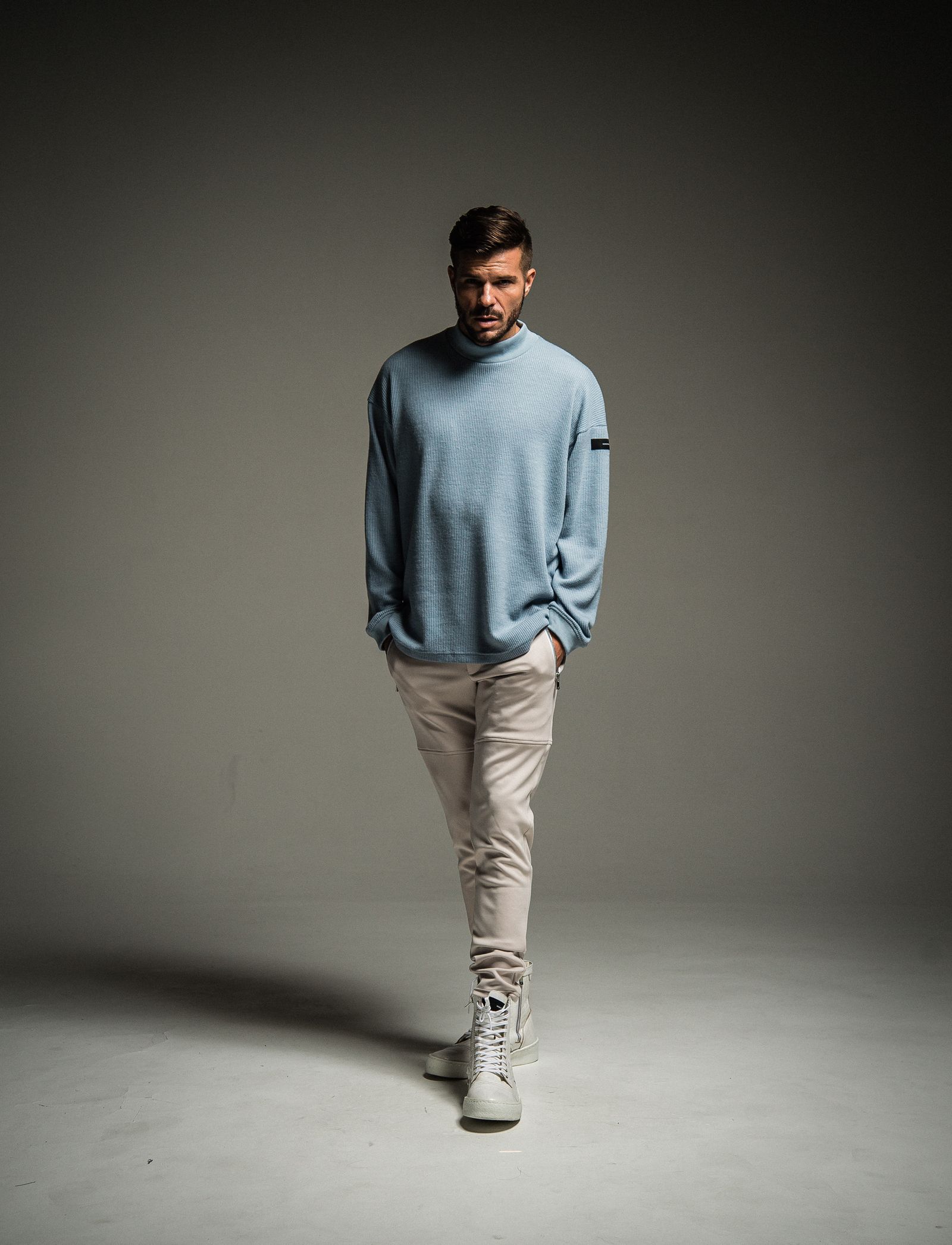 MOCKNECK OVER KNIT / RC22-K-001 / モックネックニット