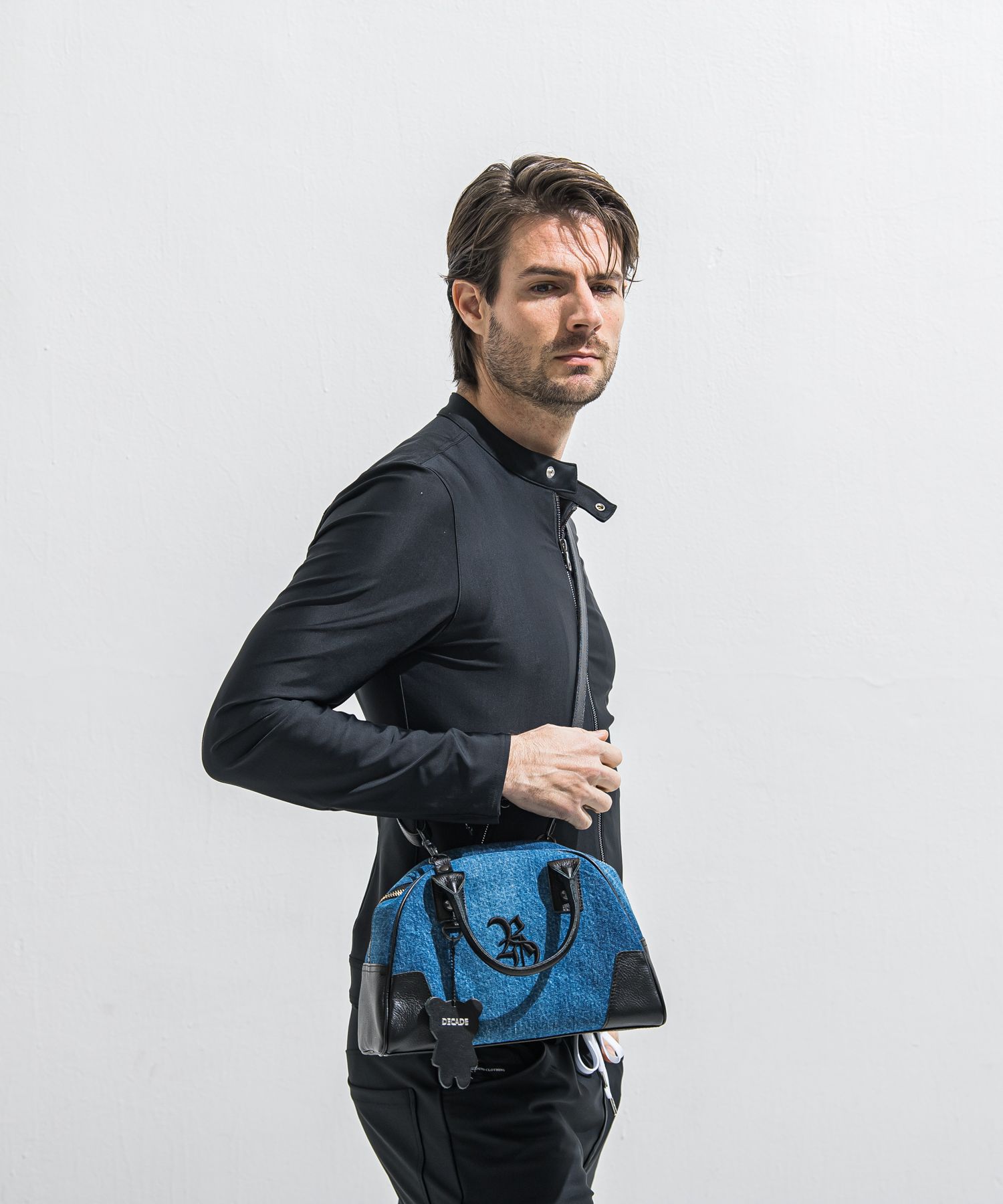 DENIM MINI BOSTON BAG / RC40-BAG-002RD / デニムミニボストンショルダーバッグ / デニム (5月中旬入荷予定)