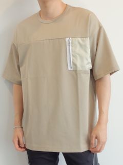 NYLON POCKET LOOSE TEE / RC24-T-006 / ビッグTシャツ