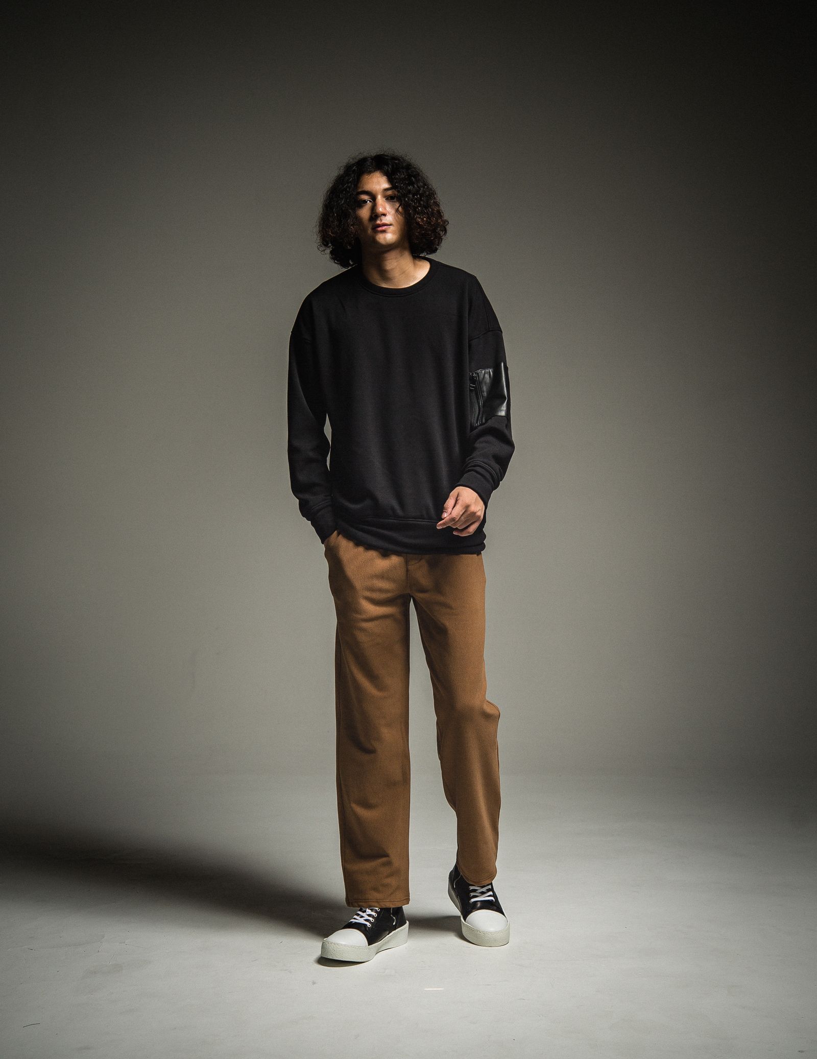 VELOURS FLEECE DROP TRAINER / RC22-C-004 / フリーストレーナー