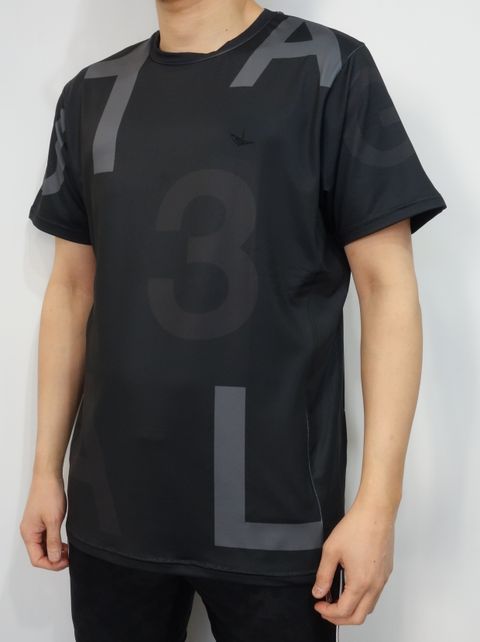 ランダムロゴラッシュガード半袖Tシャツ / ust-21012