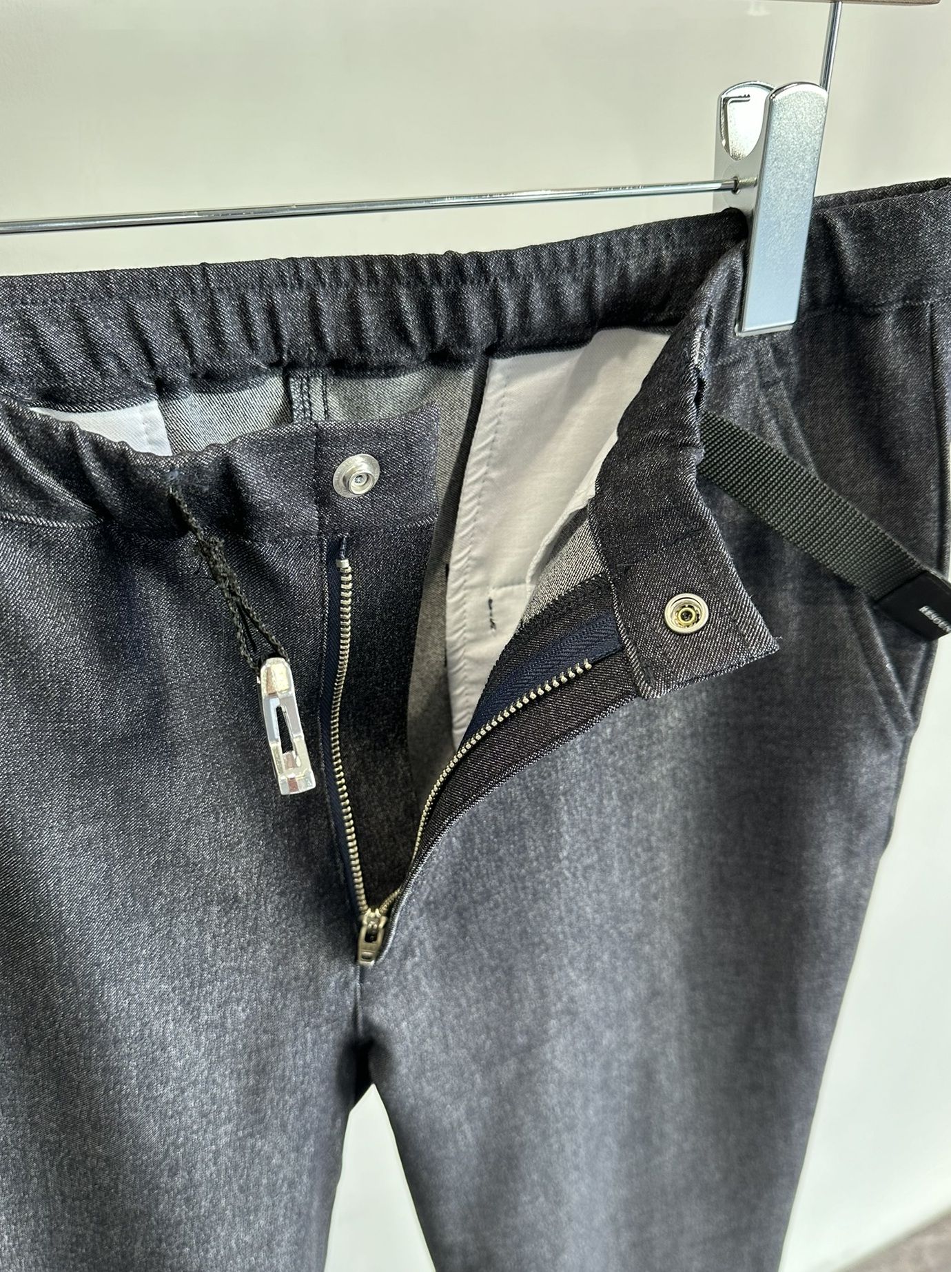 PAT WIDE EASY PANTS / RC31-ST-036 / ベルト付きテーパードワイドパンツ / デニム