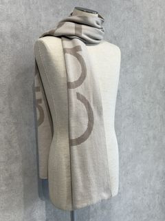 ツートーンウールカシミヤロングマフラー / 4D8030G / 67U(ベージュ)