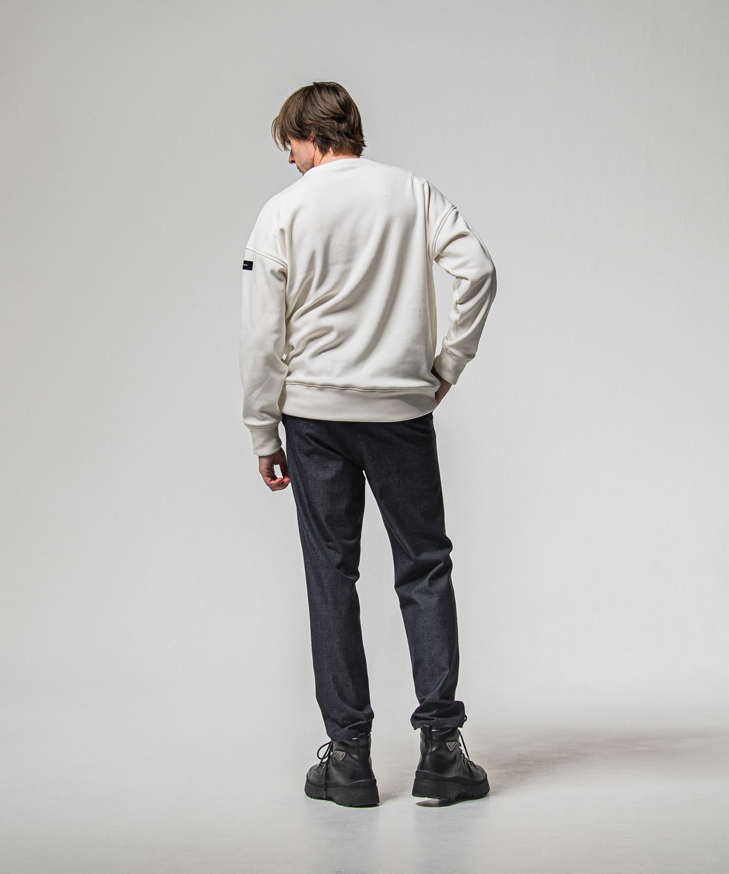 PAT WIDE EASY PANTS / RC38-ST-036BN / ワイドテーパードパンツ / デニム (1月上旬入荷予定)