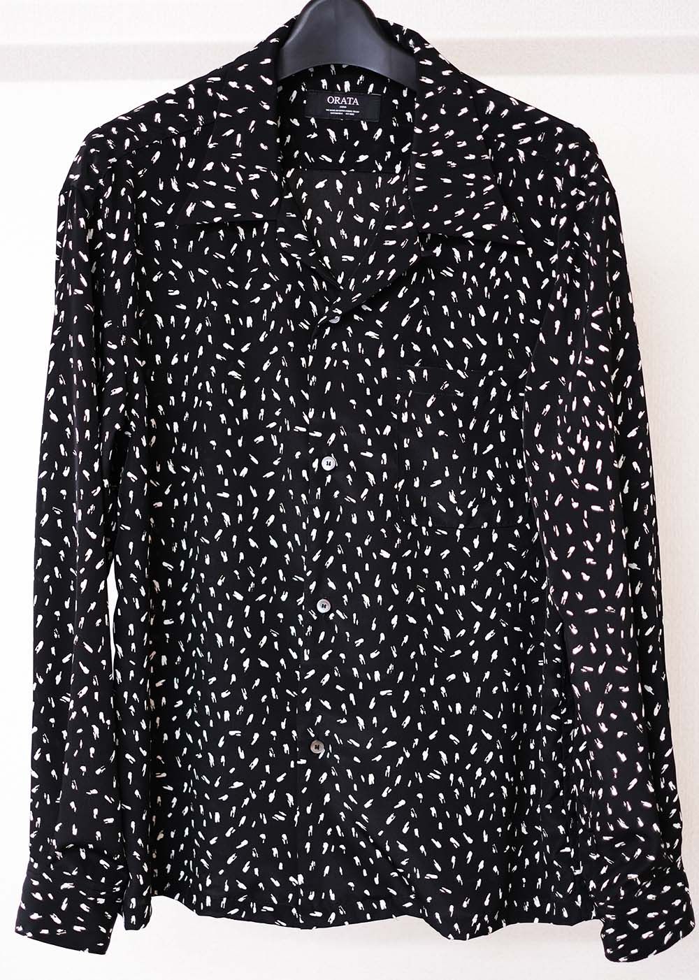 RR LEOPARD SHIRT / OR1-SH-001 / レオパードシャツ / ブラック (1月上旬入荷予定)
