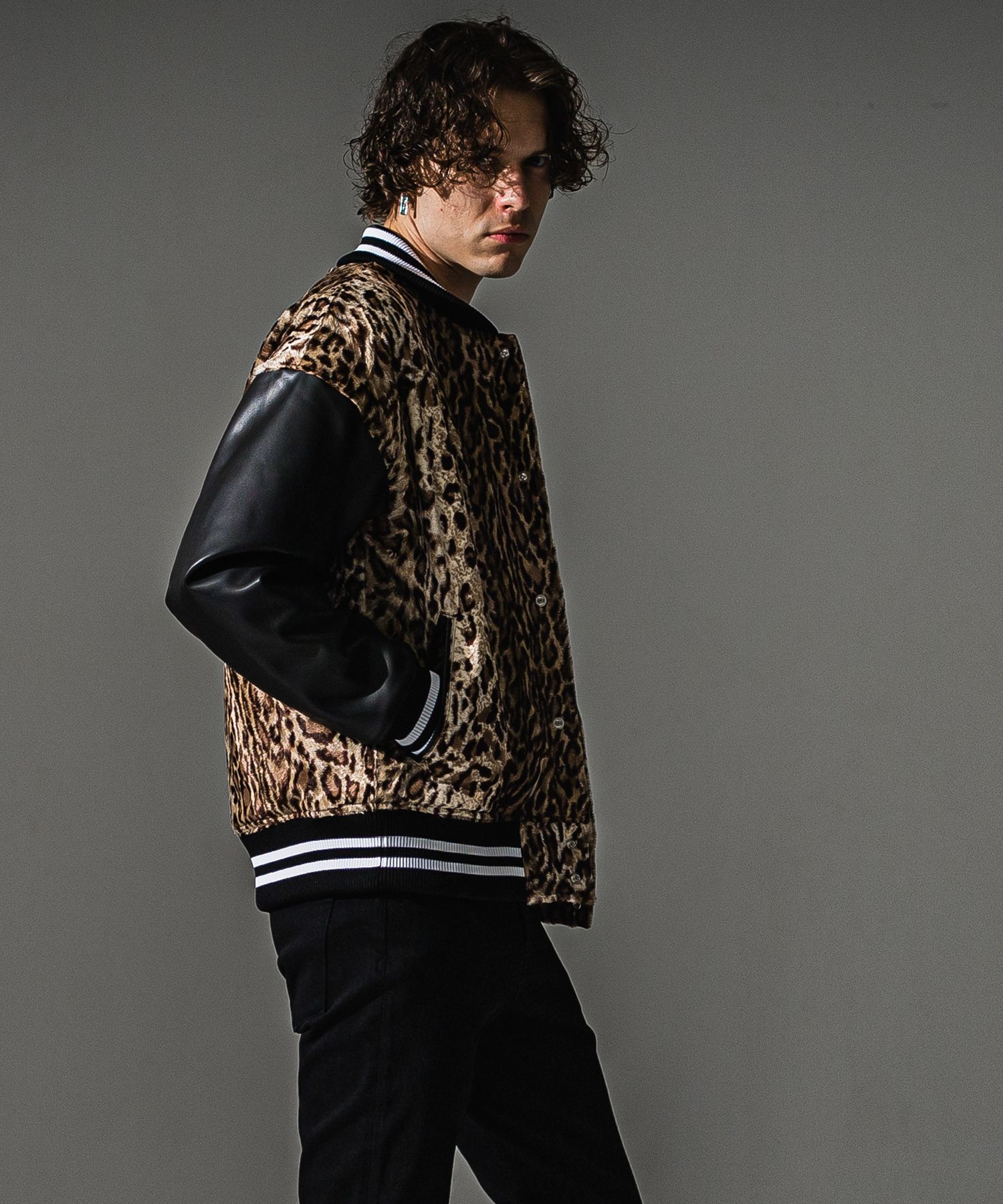 VARSITY JACKET / RC41-JK-008 / スタジャン / レオパード (10月下旬入荷予定)
