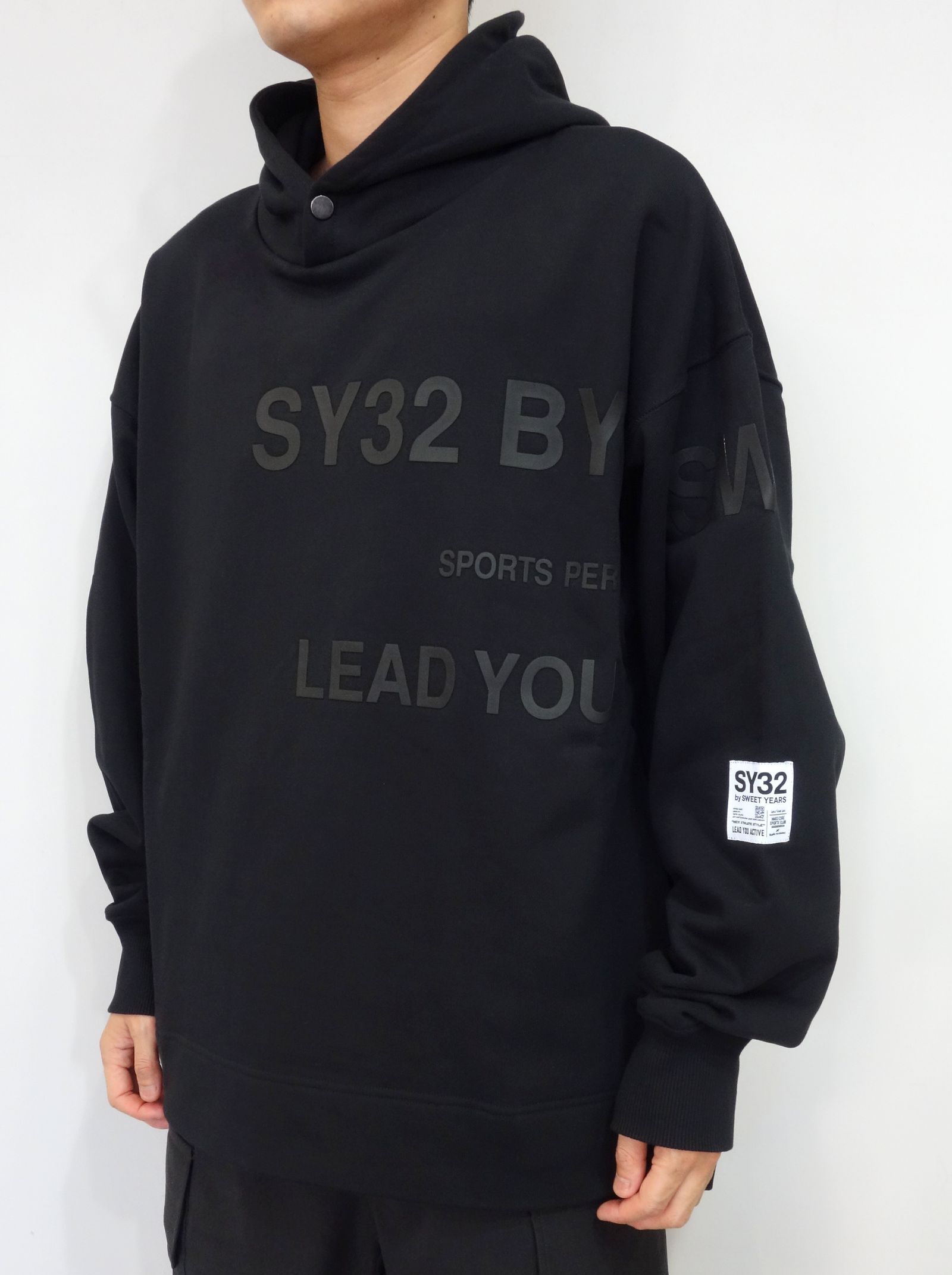 SY32 by SWEET YEARS - BIG SILHOUETTE HEAVY P/O HOODIE / 11513