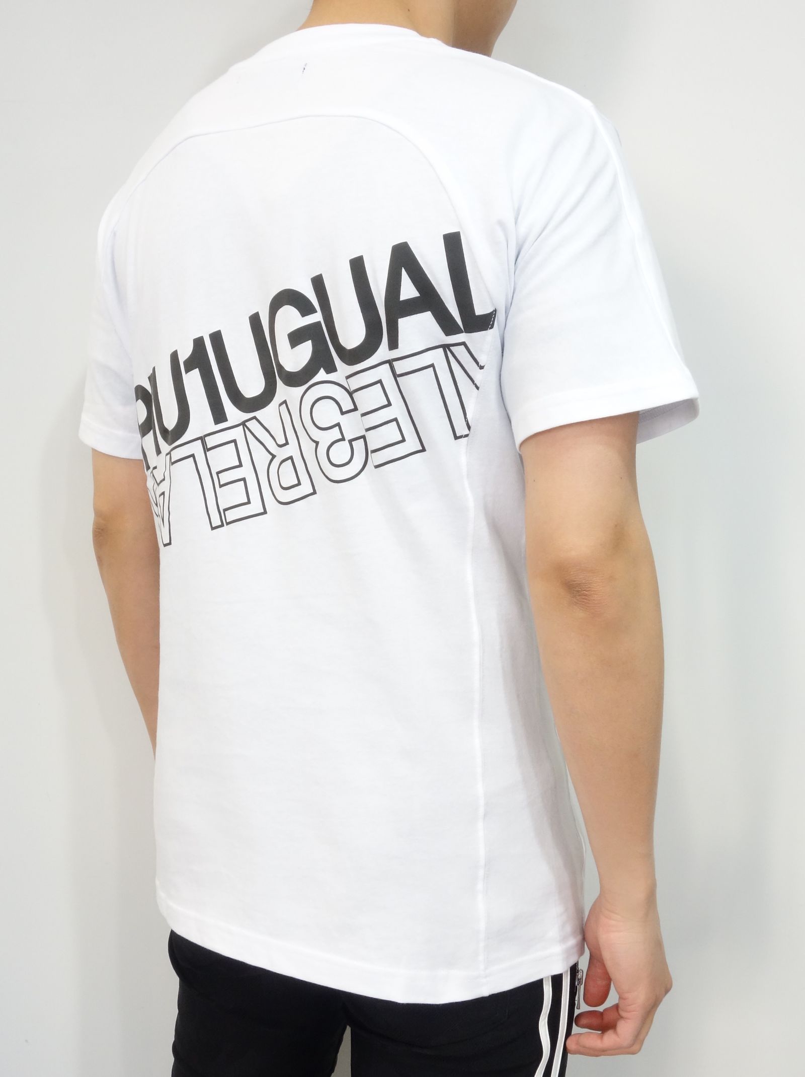 ハイデンシティダブルロゴ半袖Tシャツ / ust-21001