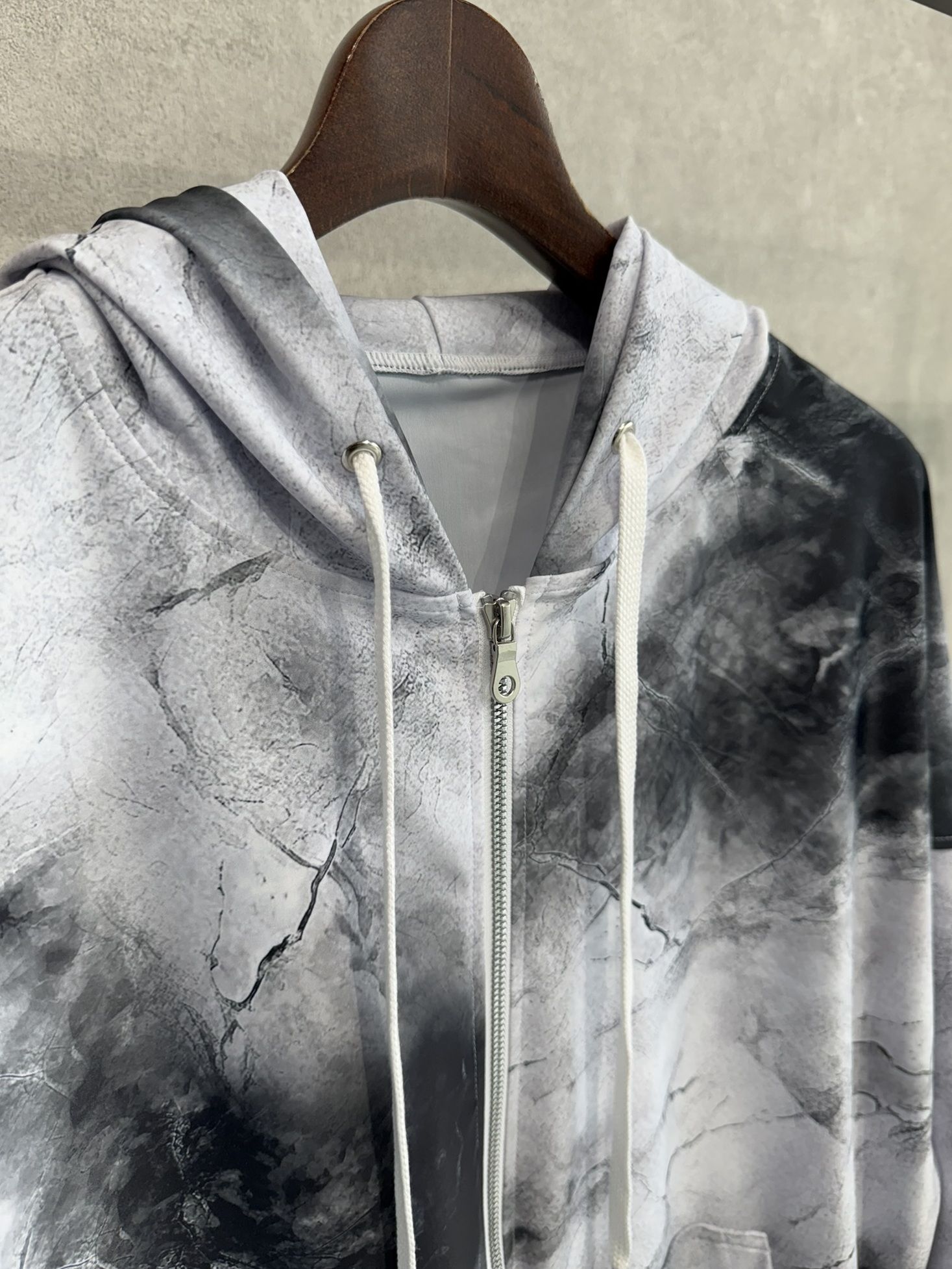 RUSH OVER ZIPUP HOODIE / RC36-C-001 / ラッシュガードパーカー / マーブルホワイト