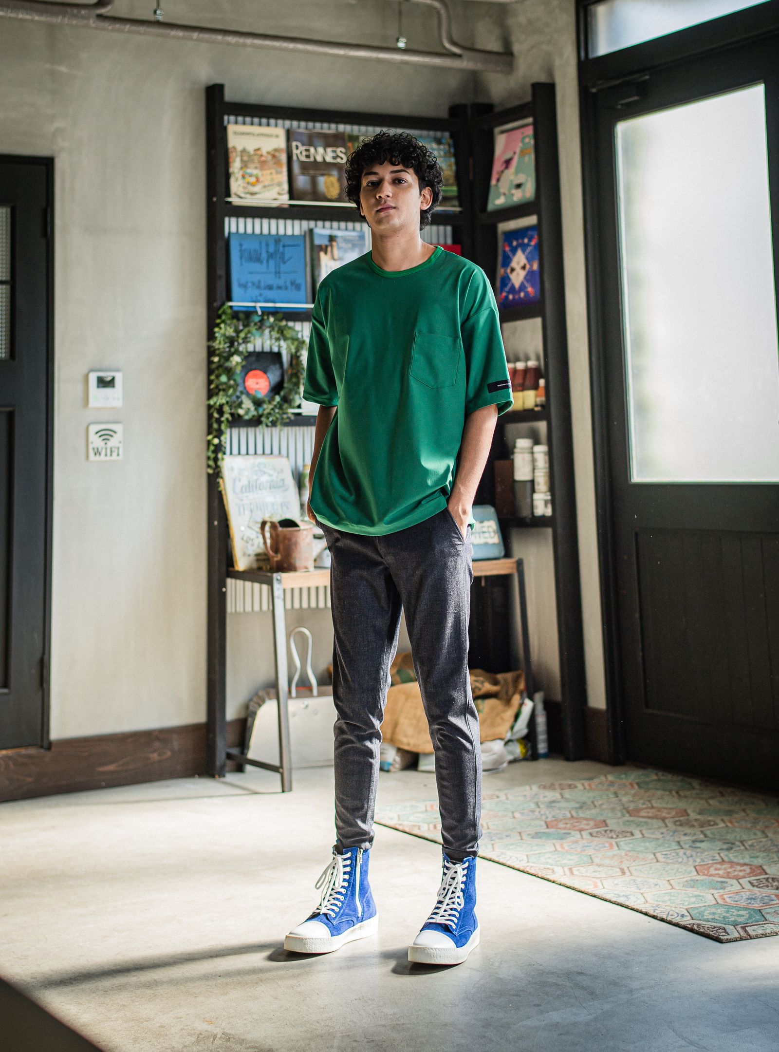 PAT TIGHT EASY PANTS / RC31-ST-037 / ベルト付きイージーパンツ / デニム