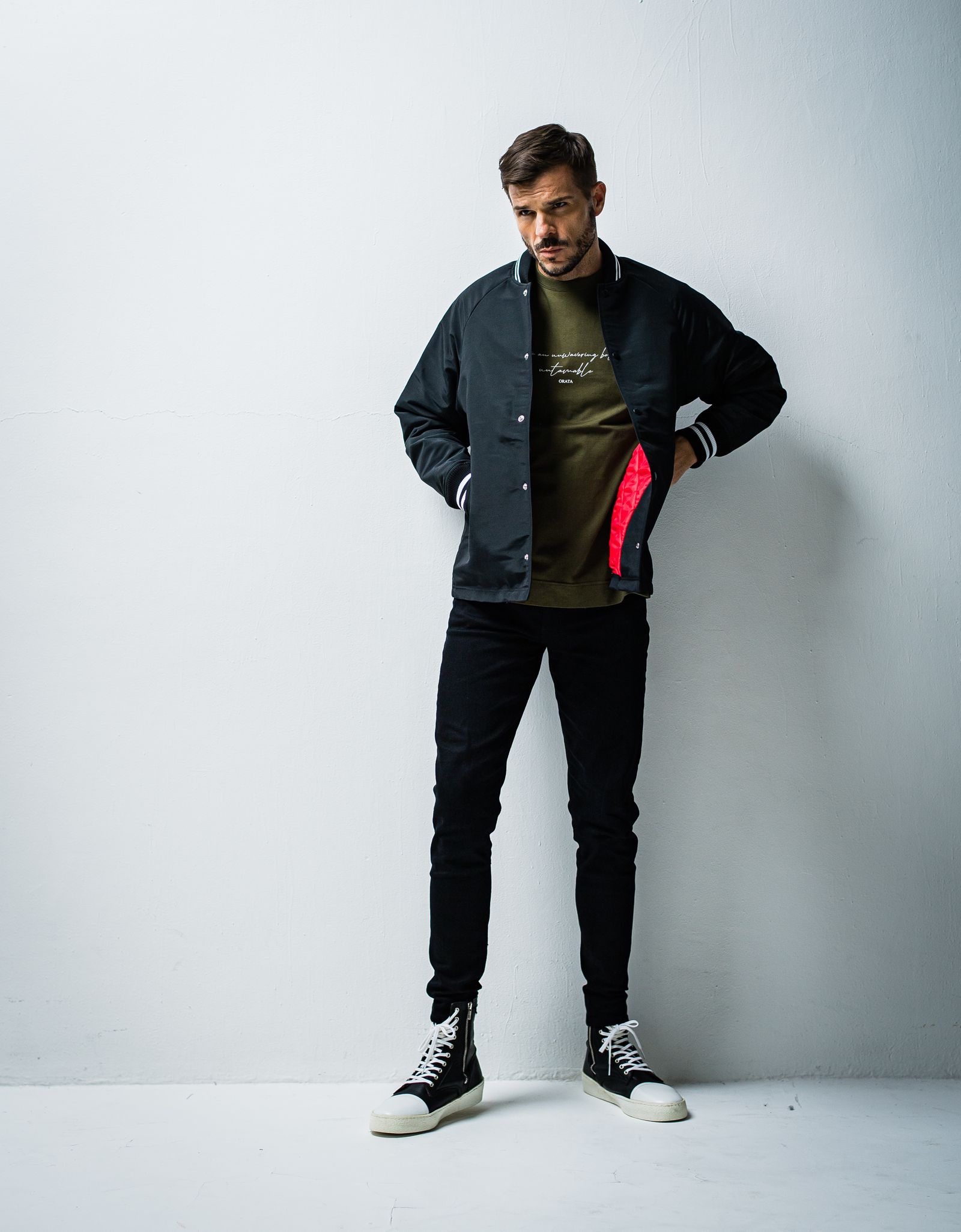 OR SKINNY JEANS / OR2-SK-002 / スキニーデニム / ブラックワンウォッシュ (7月中旬入荷予定)