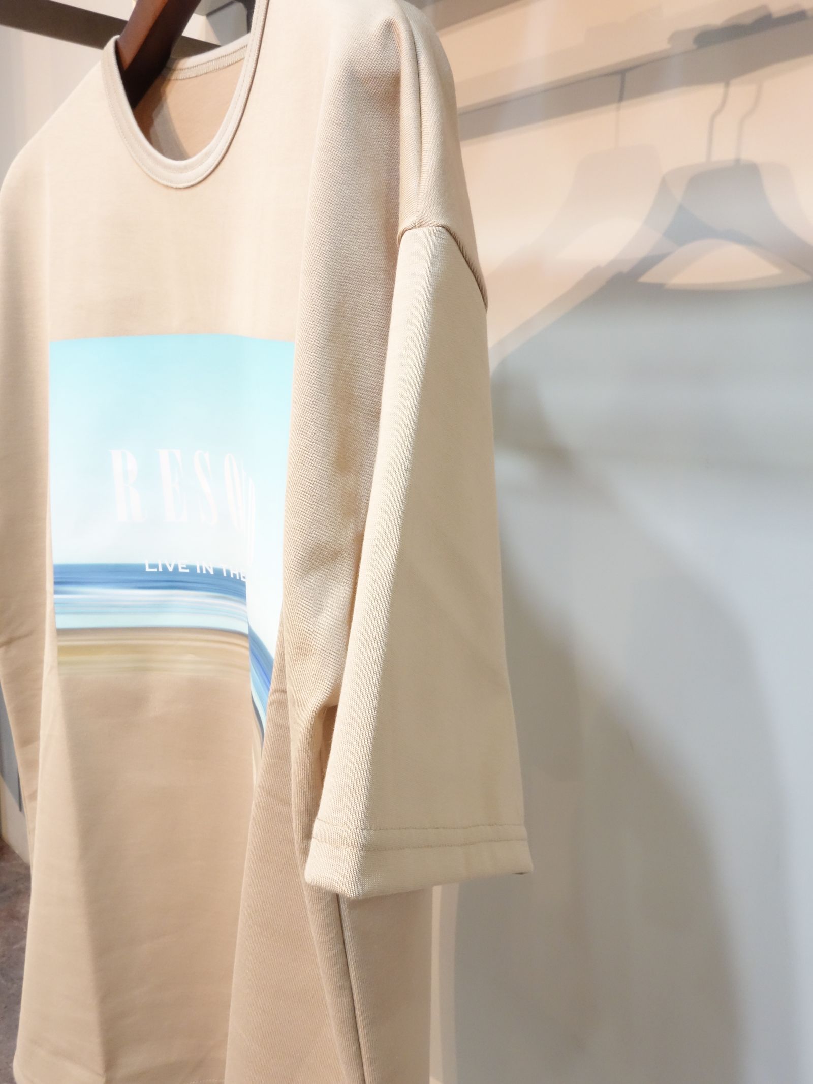WEST BEACH PHOTO LOOSE TEE / RC23-T-002 / フォトプリントビッグTシャツ