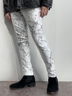 CHRIS EASY PANTS / RC34-ST-016 / ペイント柄イーシーパンツ / グレー