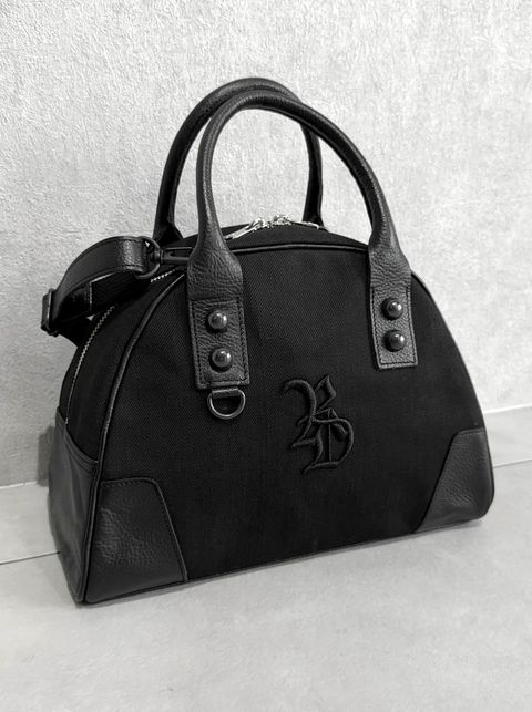 DENIM MINI BOSTON BAG / RC41-BAG-002RD / デニムミニボストンショルダーバッグ / ブラック
