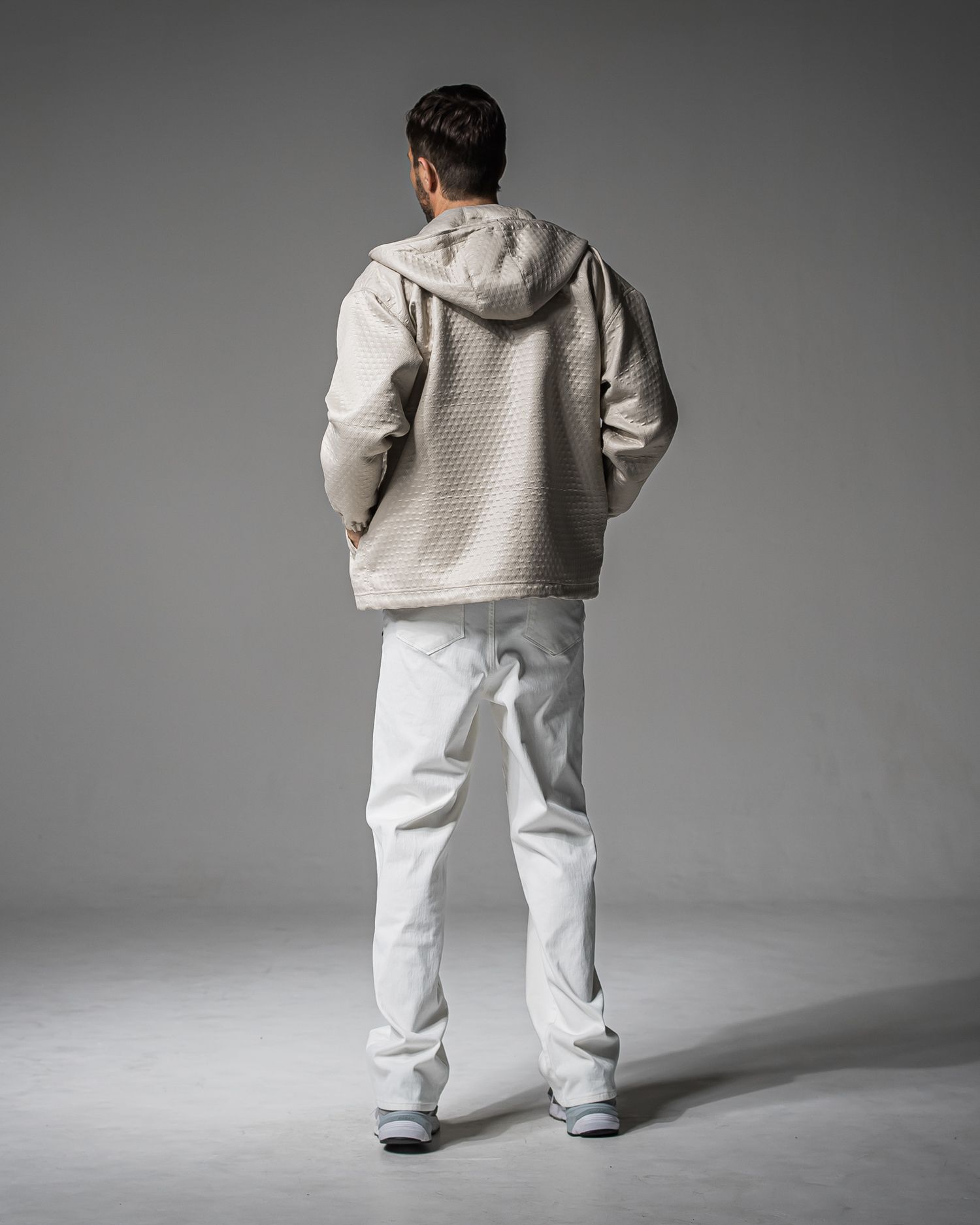 KING DENIM JERSEY / BASIC-ST-005 / デニムジャージ バギーワイドパンツ / ホワイト