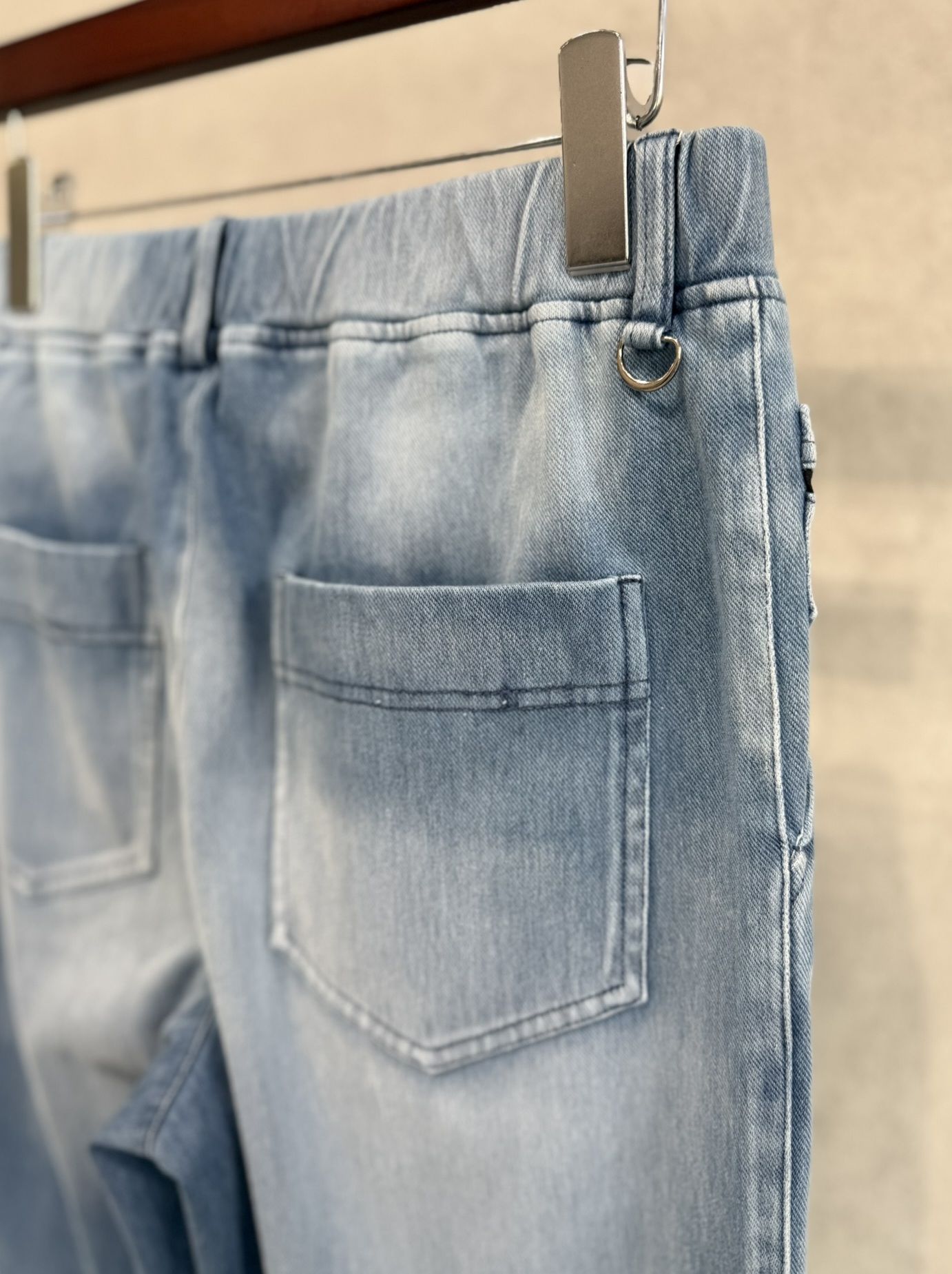 DENIM JERSEY WIDE PT / RC39-ST-016WTD / ライトオンスデニムジャージ ワイドパンツ / ライトインディゴ