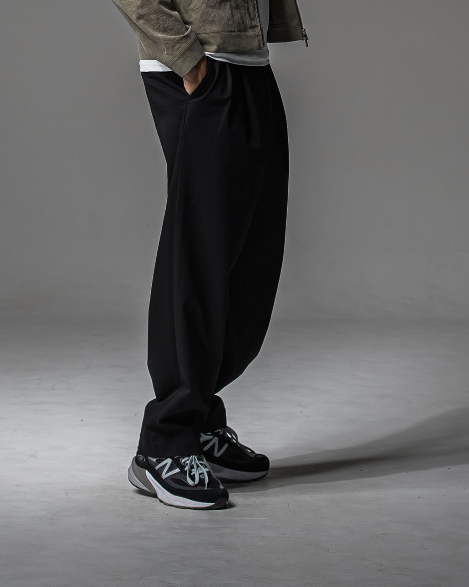 BEN PANTS / RC37-ST-038 / スーパーワイドパンツ / ブラック