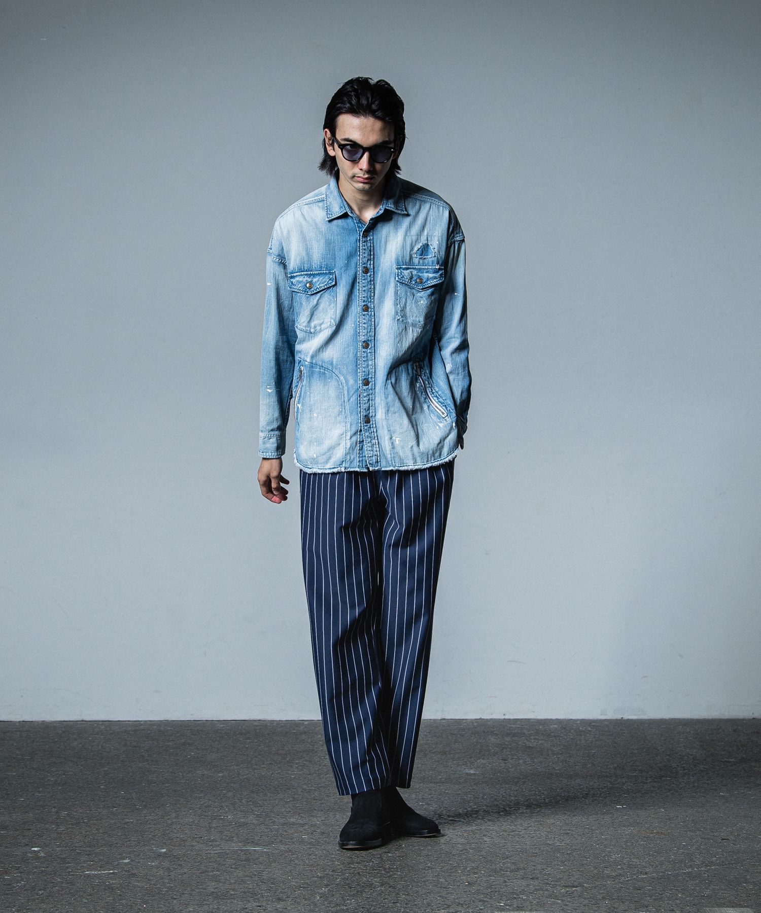 OVER DENIM SHIRTS / RC33-SH-002 / オーバーデニムシャツ / ライトインディゴ
