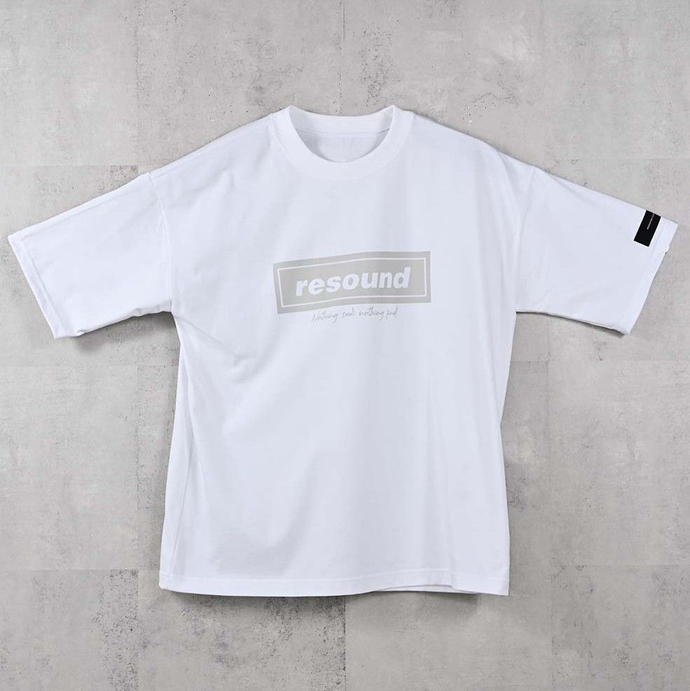 BOX OVER TEE / RC40-T-007 / ボックスロゴビッグTシャツ / ホワイト×グレー (5月中旬入荷予定)