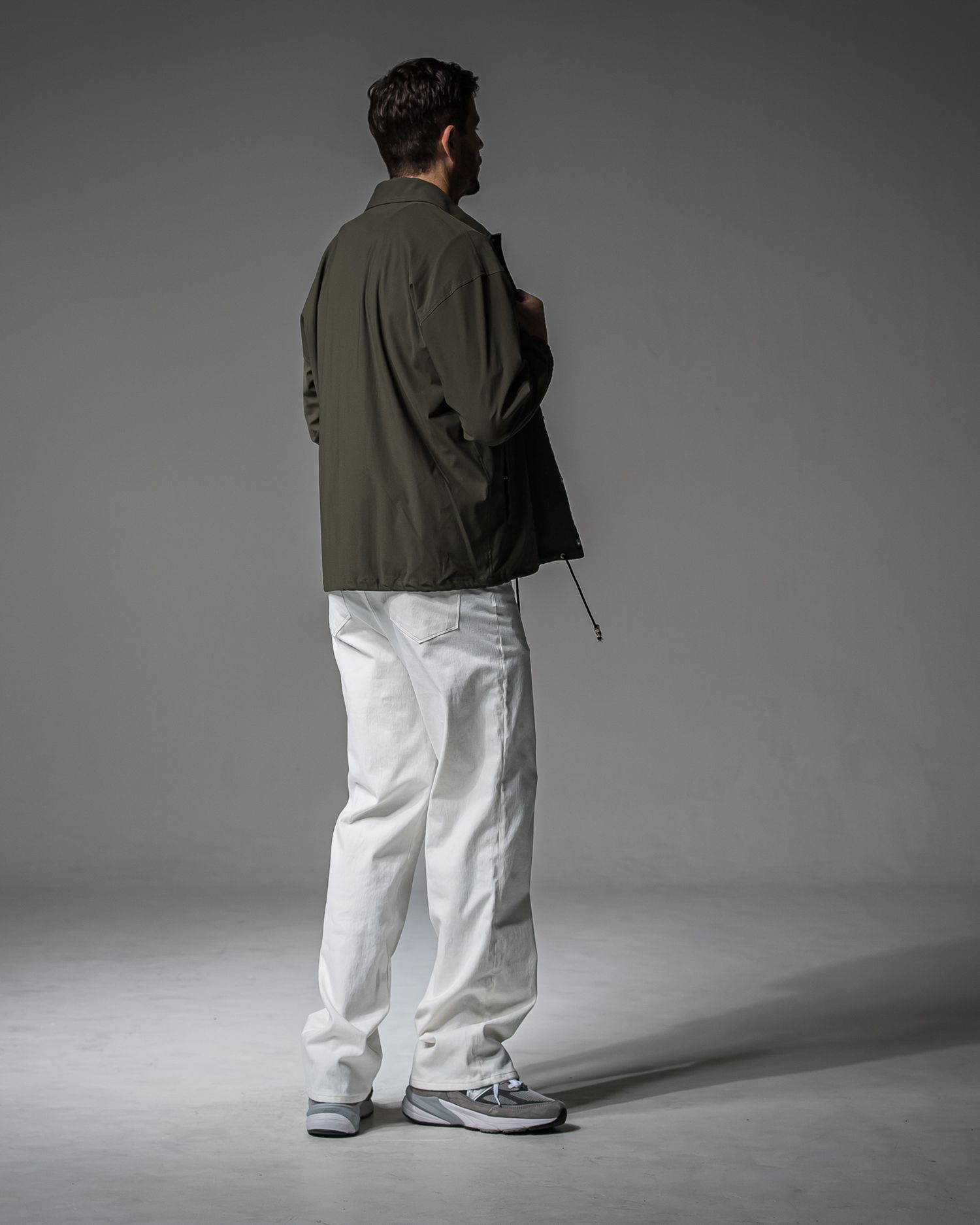 KING DENIM JERSEY / BASIC-ST-005 / デニムジャージ バギーワイドパンツ / ホワイト