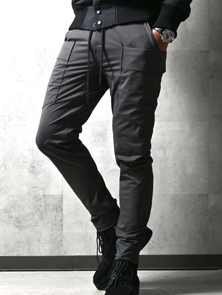 GR PT / DP1-ST-004 / ナイロンギアカーゴパンツ / チャコール (3月中旬入荷予定)