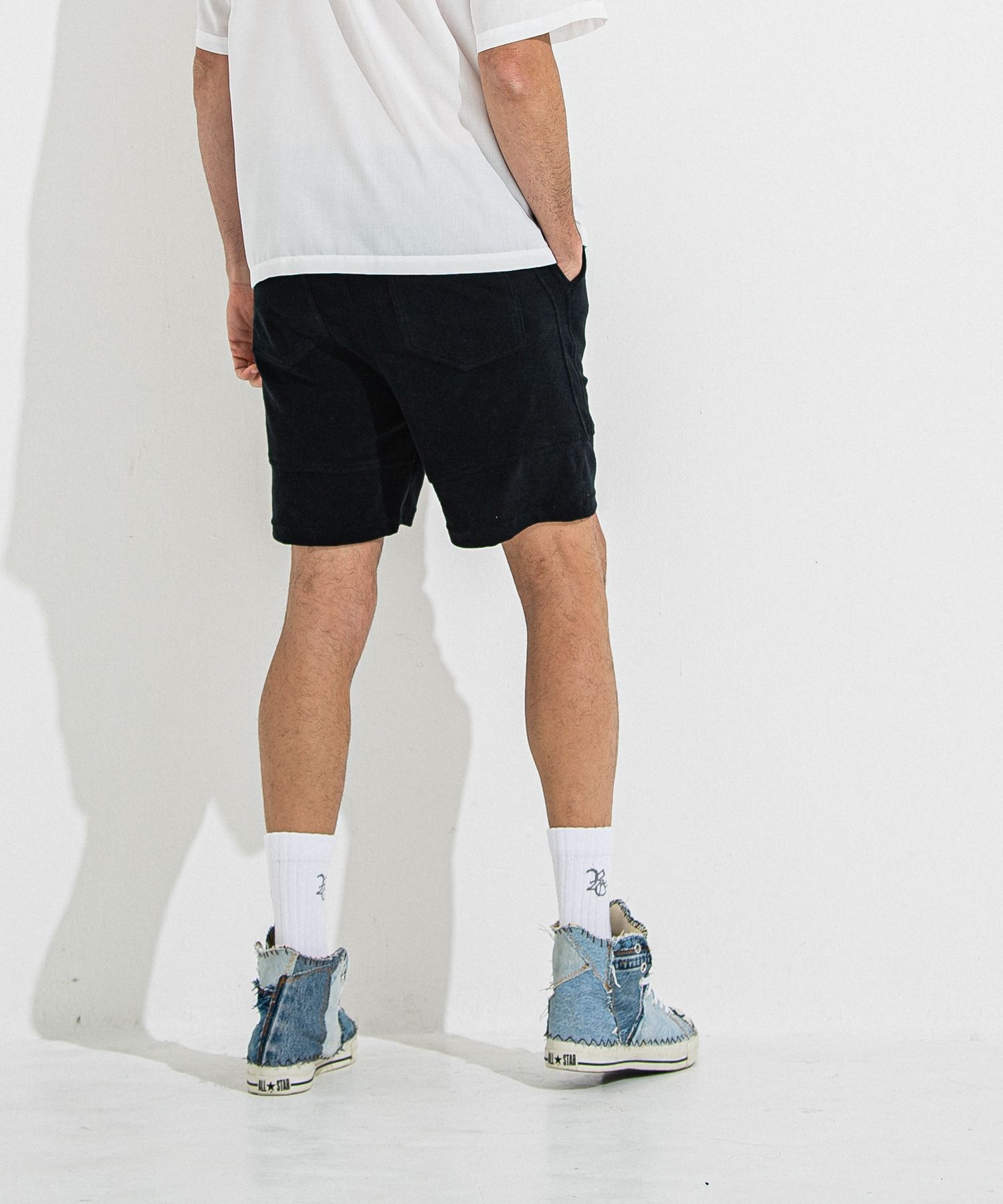TYLER PILE SHORTS / RC36-HP-001 / パイルラインショーツ / ブラック
